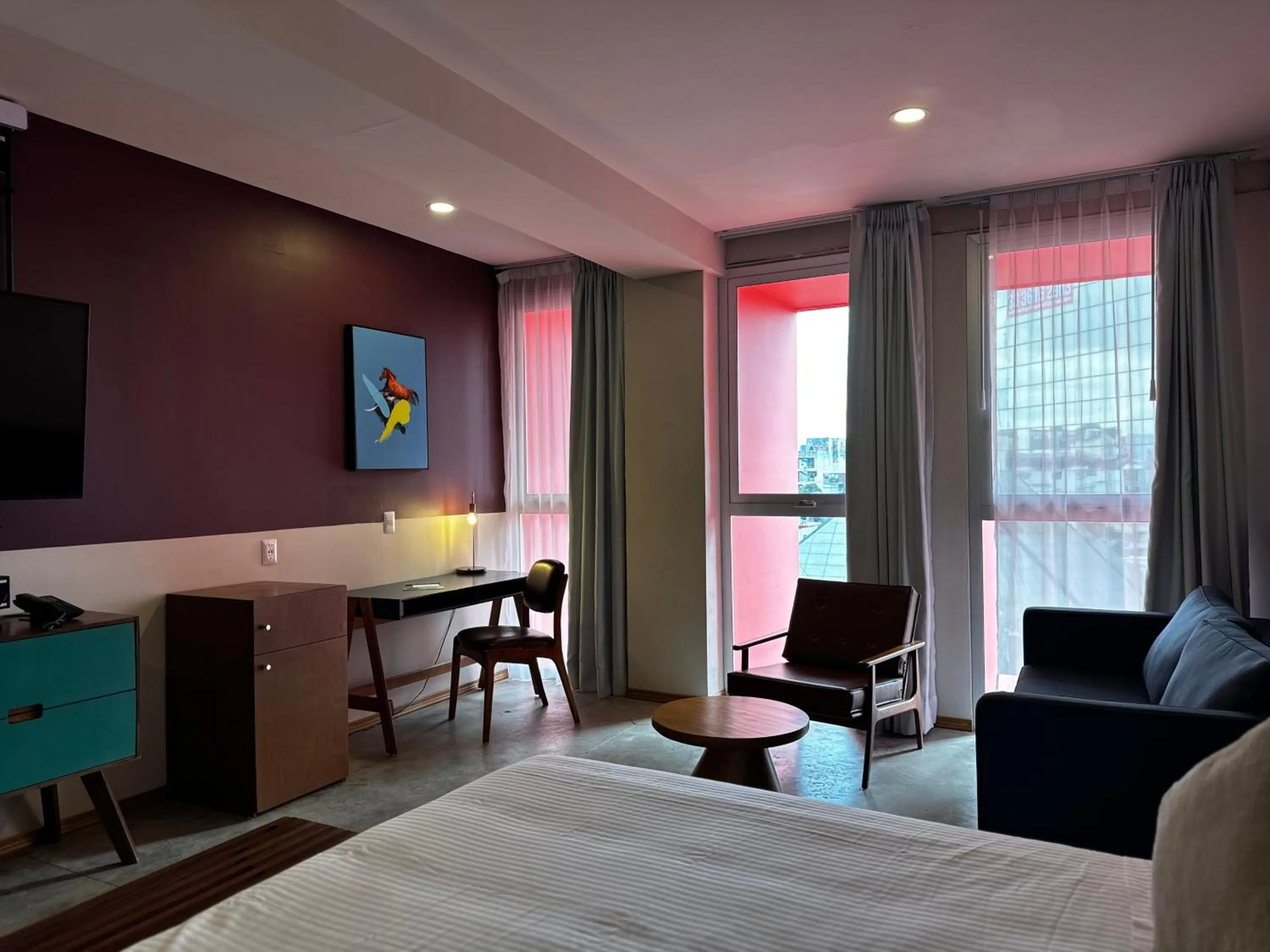 City view, Bed in Hotel Olá Chapultepec