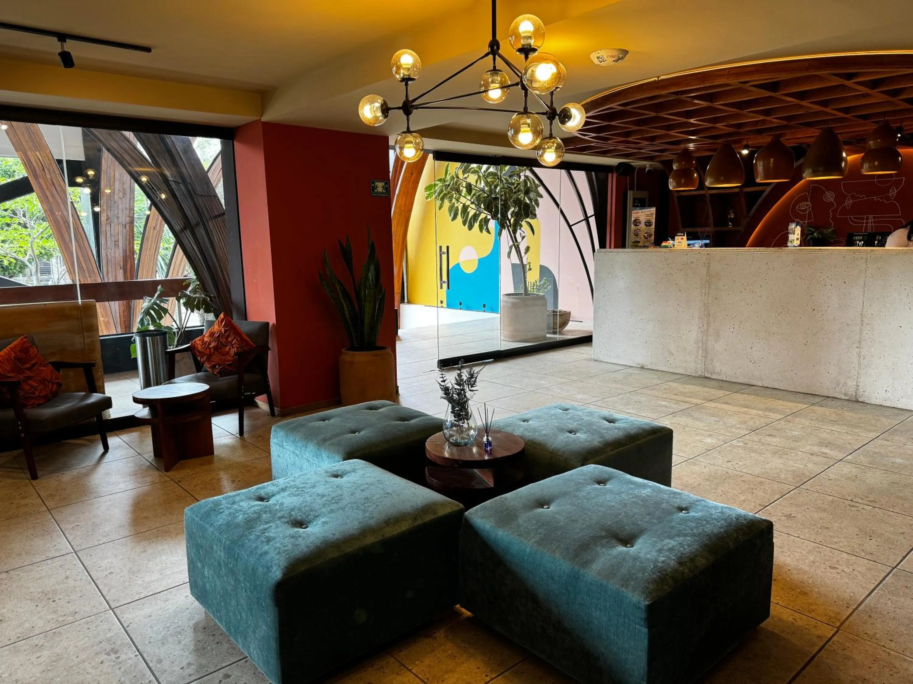 Lobby or reception in Hotel Olá Chapultepec