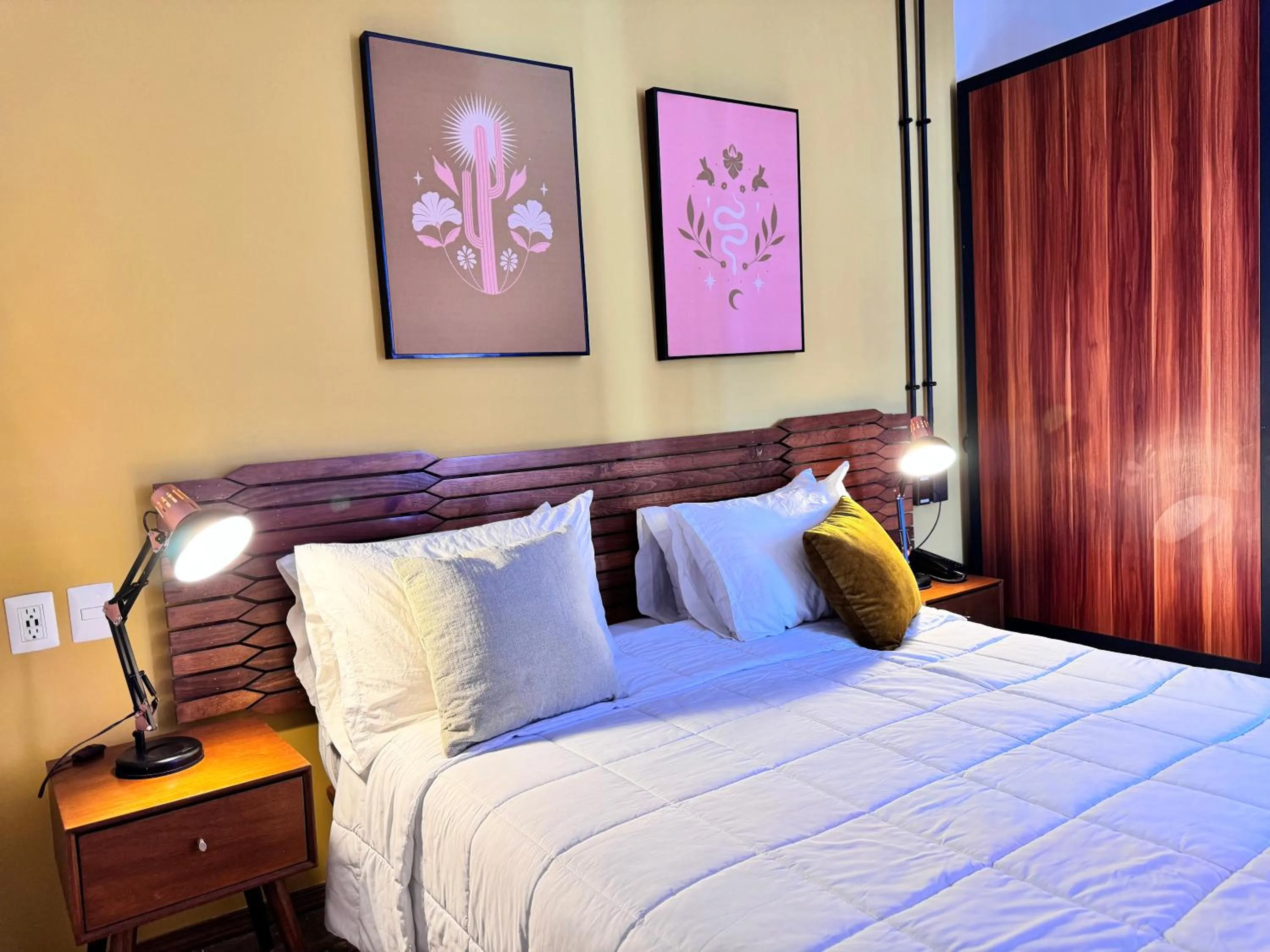 Bed in Hotel Olá Chapultepec