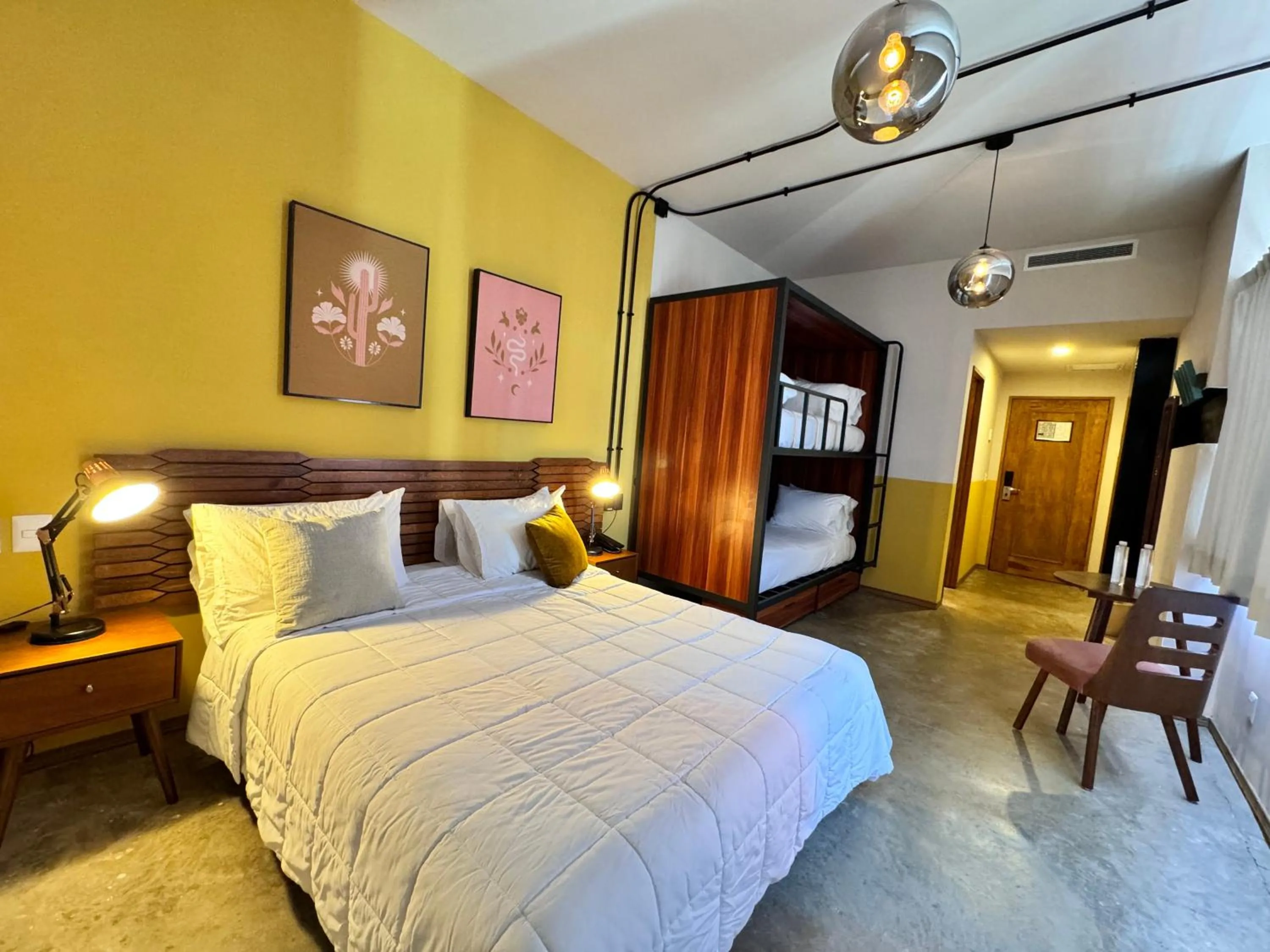 Bed in Hotel Olá Chapultepec