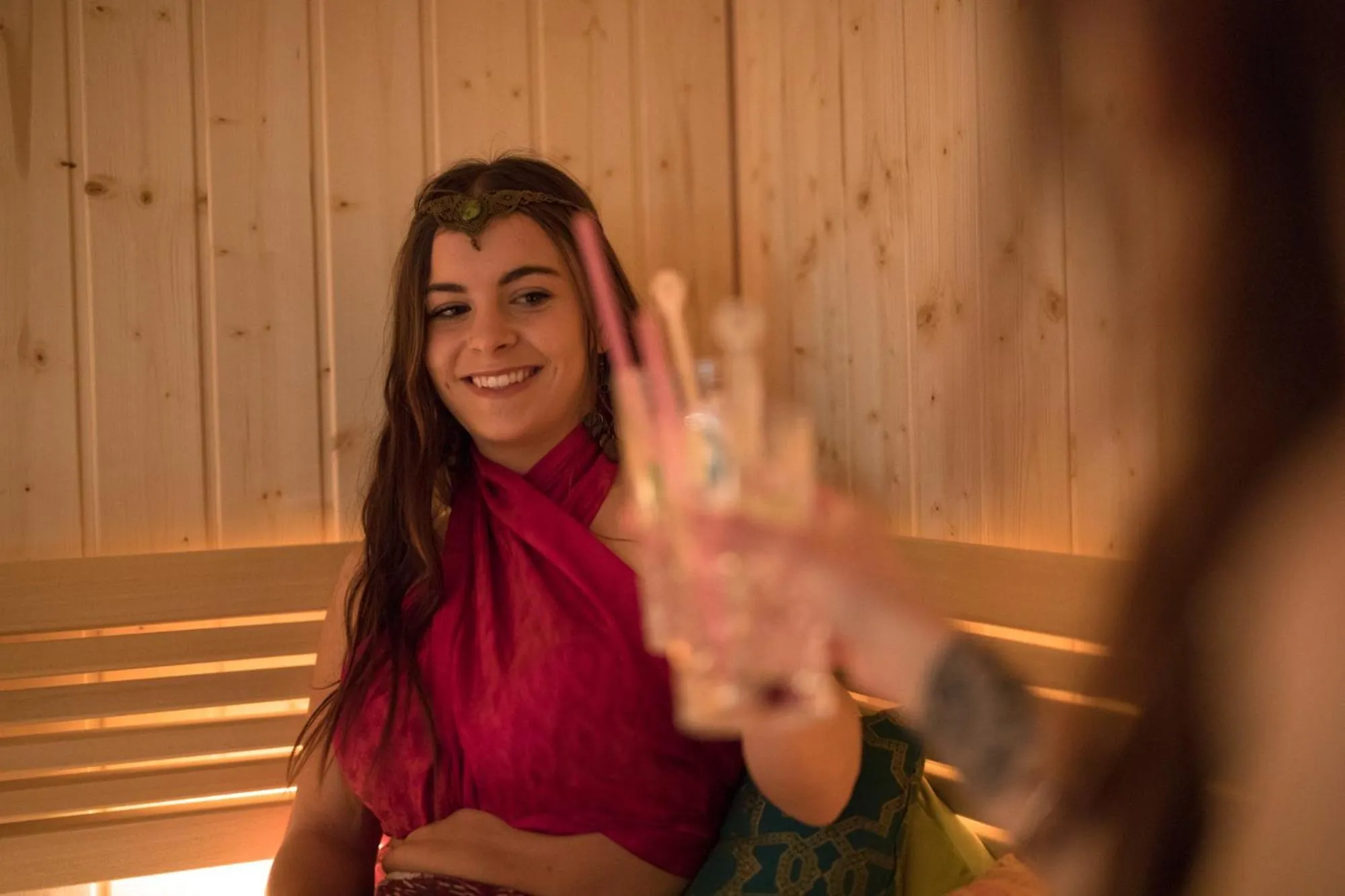 Sauna in Hotel Die Arlbergerin - Design & Tiroler Gemütlichkeit