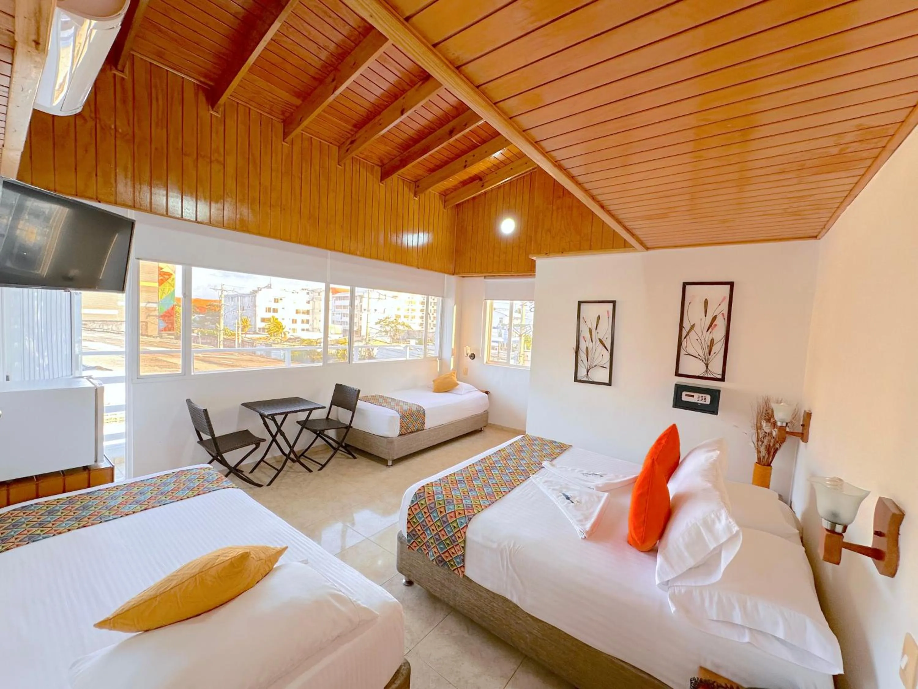 Bed in Hotel Grand Caribe