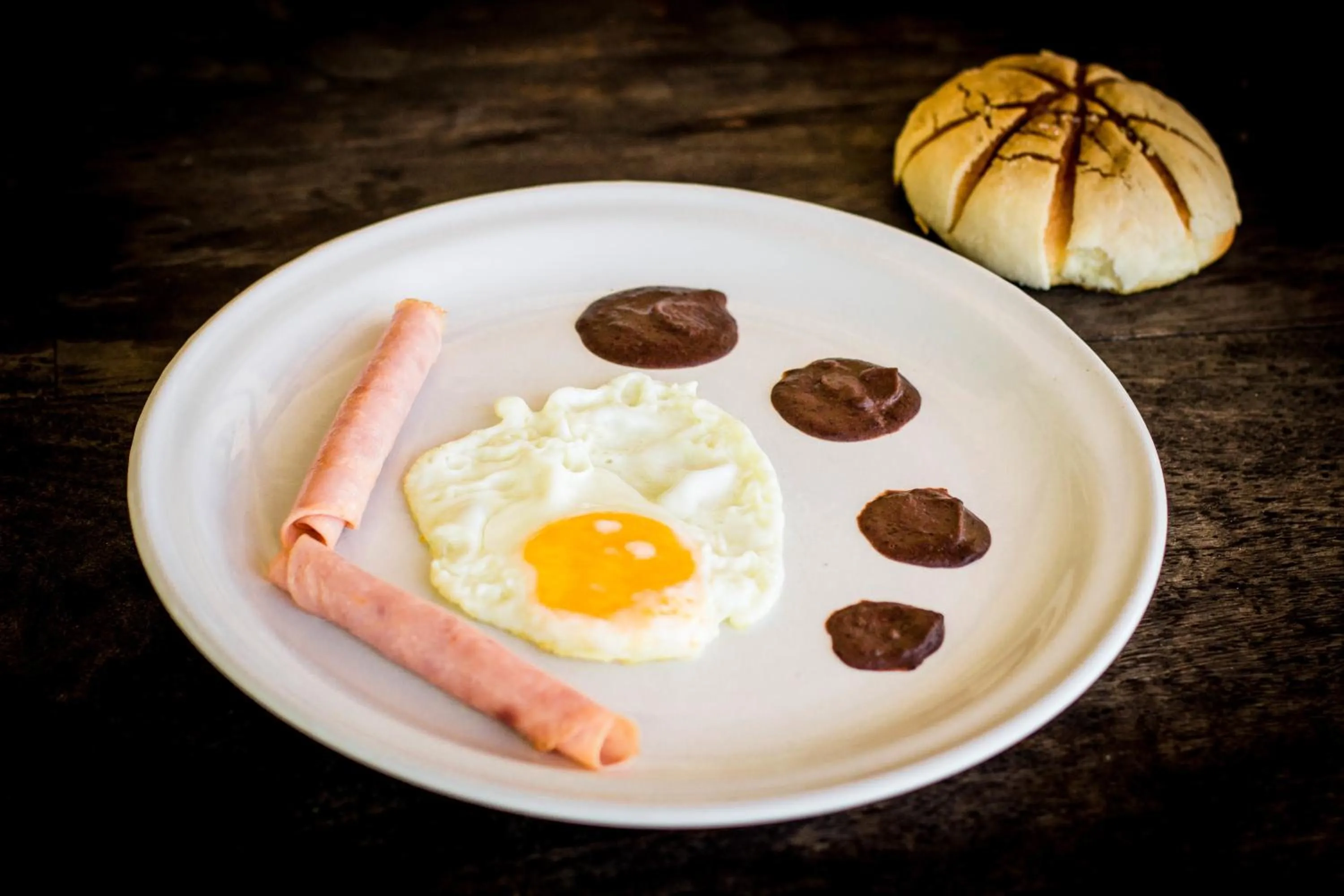 Food close-up in Casa Mermejita