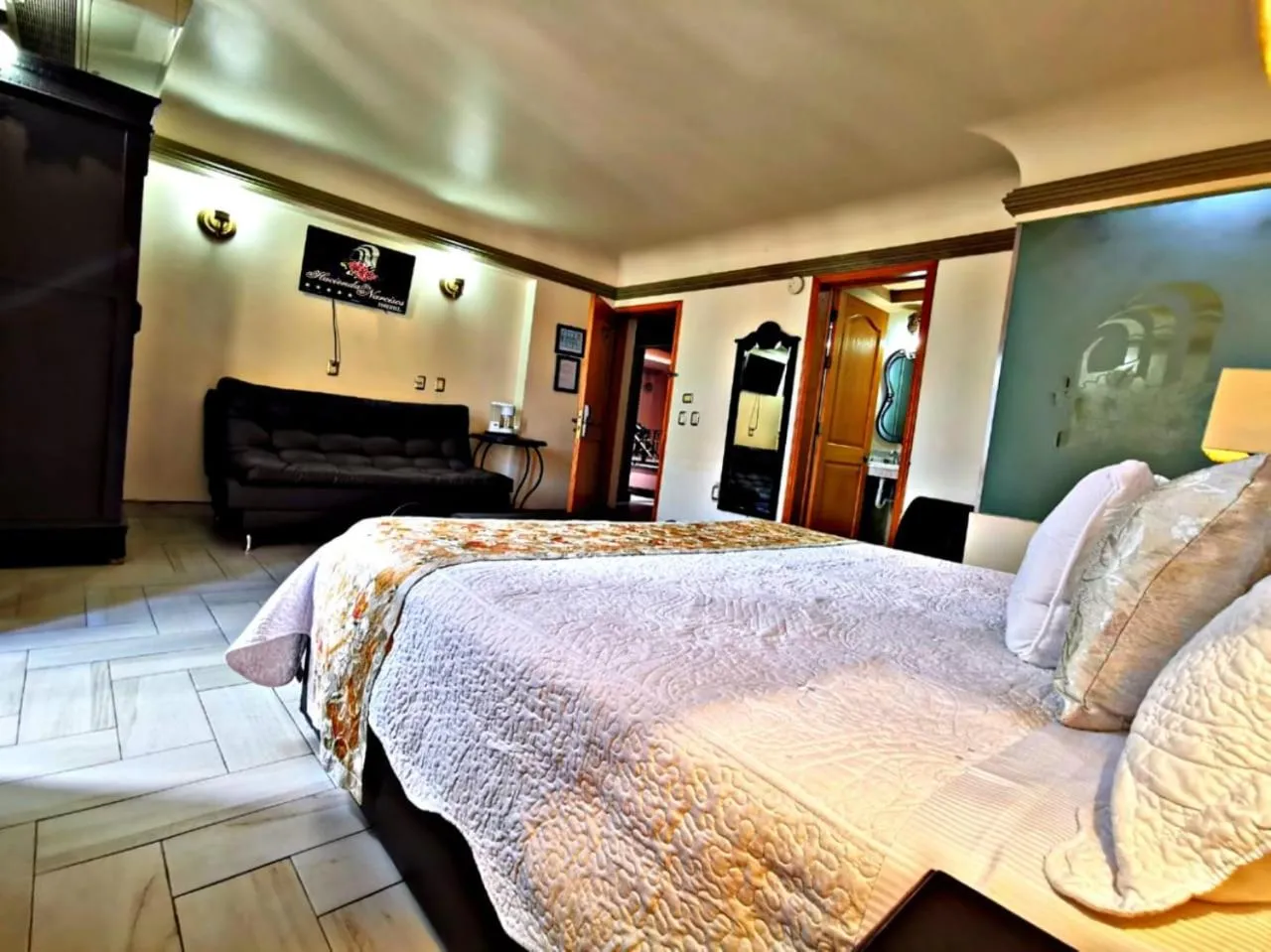 Photo of the whole room, Bed in Hotel Hacienda los Narcisos