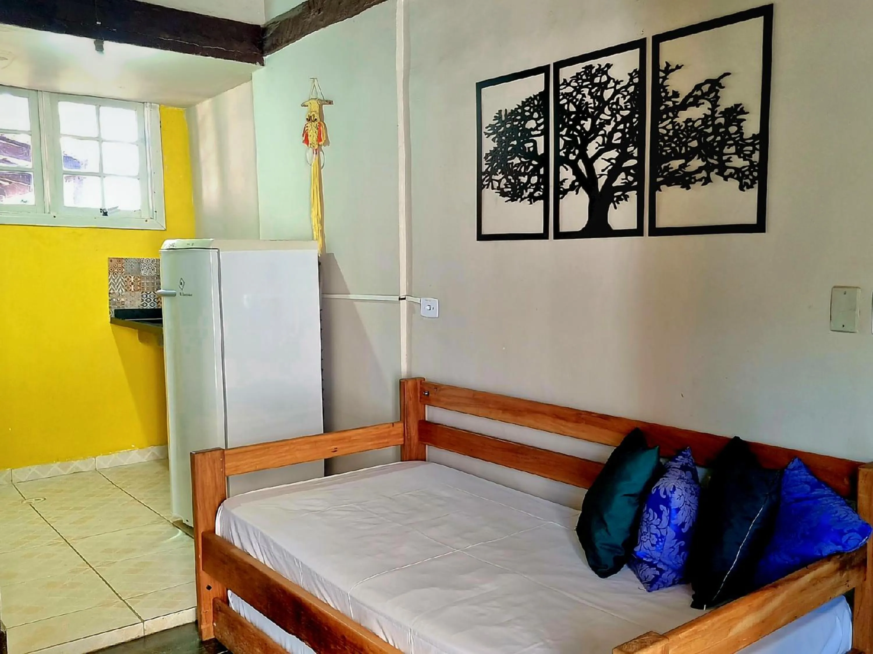 Bed in Pousada Delta Mar Maresias