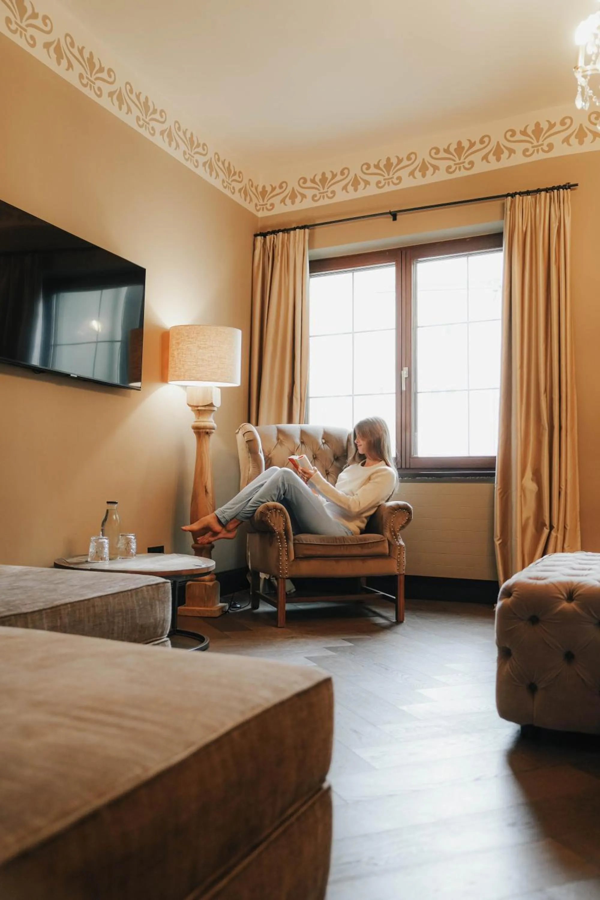 Bedroom, Bed in Boutiquehotel Weisses Rössl