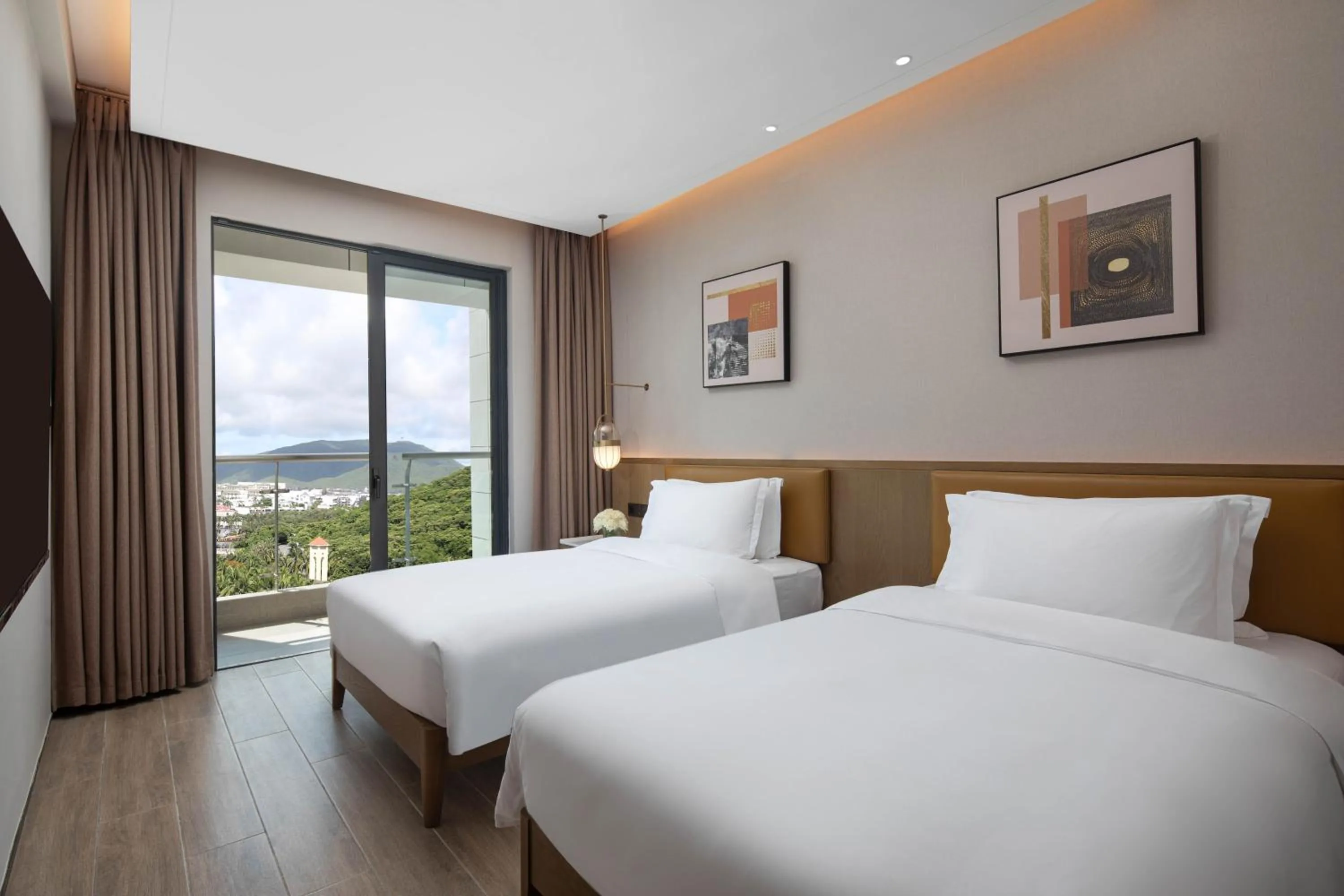 View (from property/room), Bed in Holiday Inn & Suites Sanya Yalong Bay