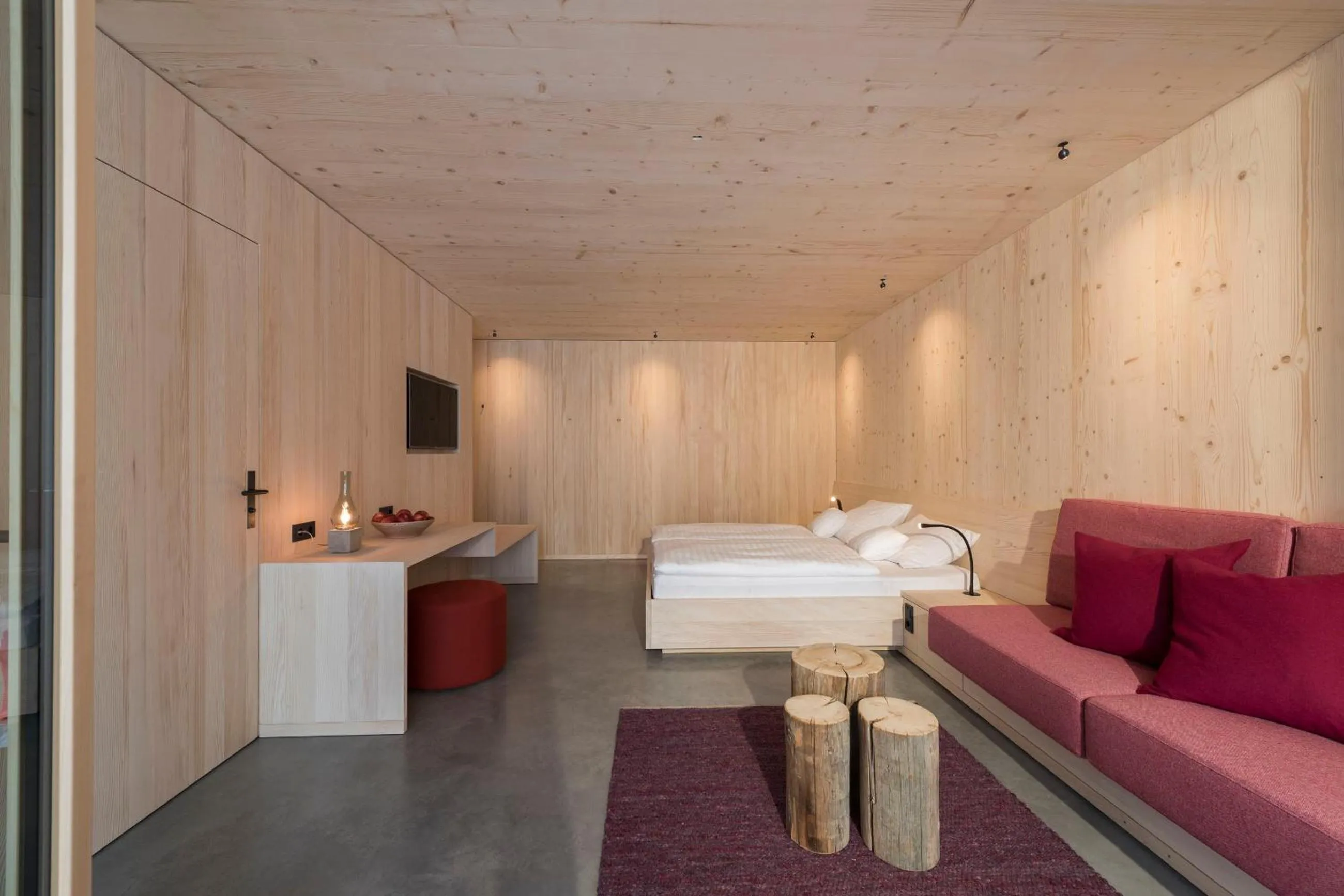 Bed in Bio-Hotel Oswalda-Hus