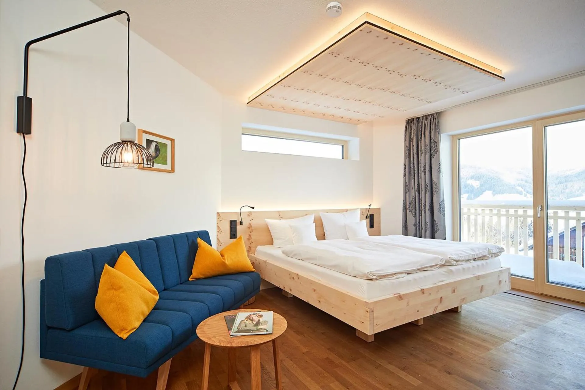 Bed in Bio-Hotel Oswalda-Hus