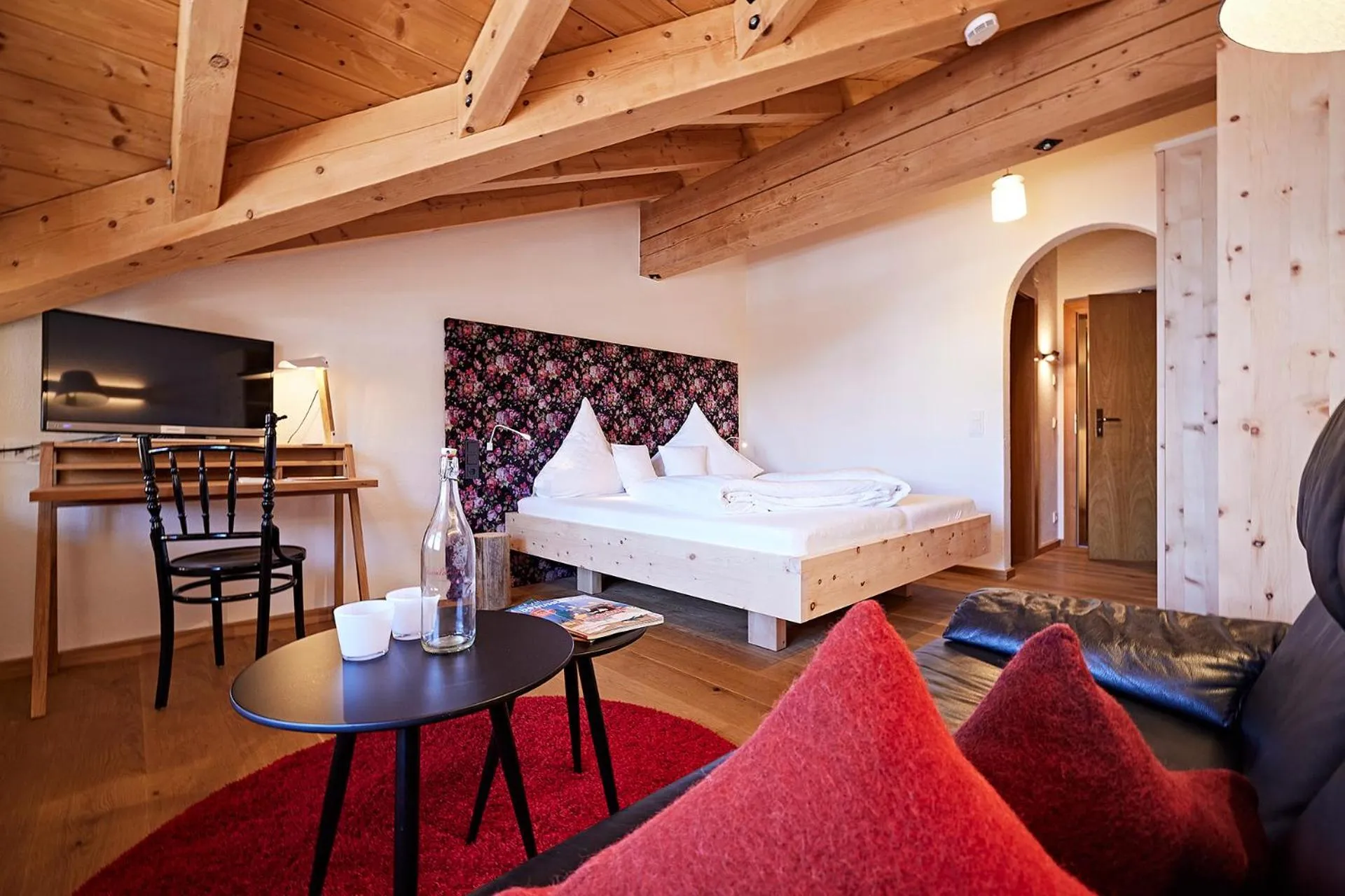 Bed in Bio-Hotel Oswalda-Hus
