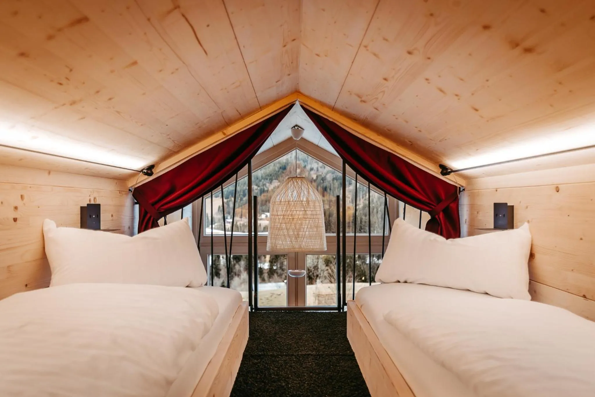 Bed in Bio-Hotel Oswalda-Hus