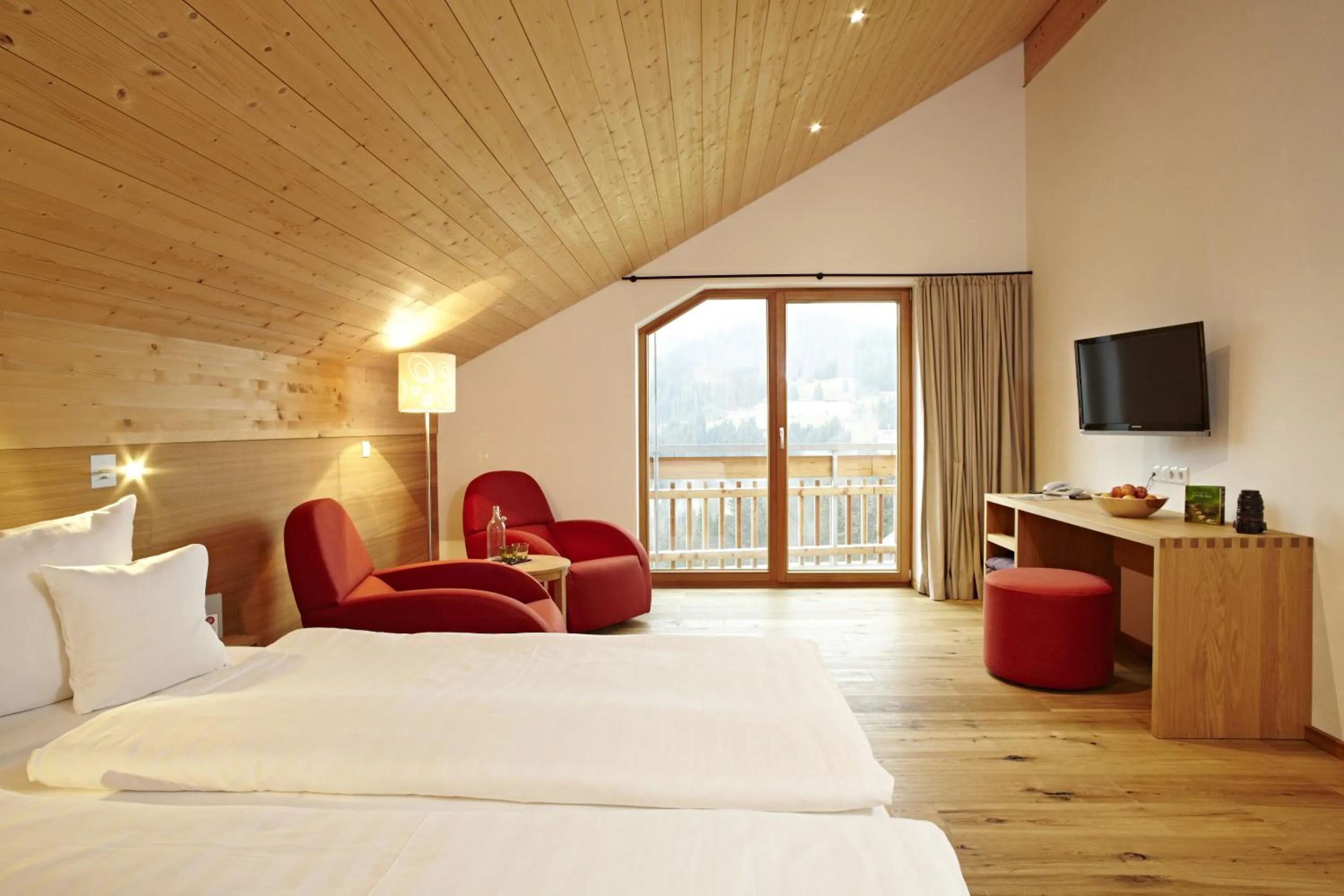 Photo of the whole room, Bed in Bio-Hotel Oswalda-Hus