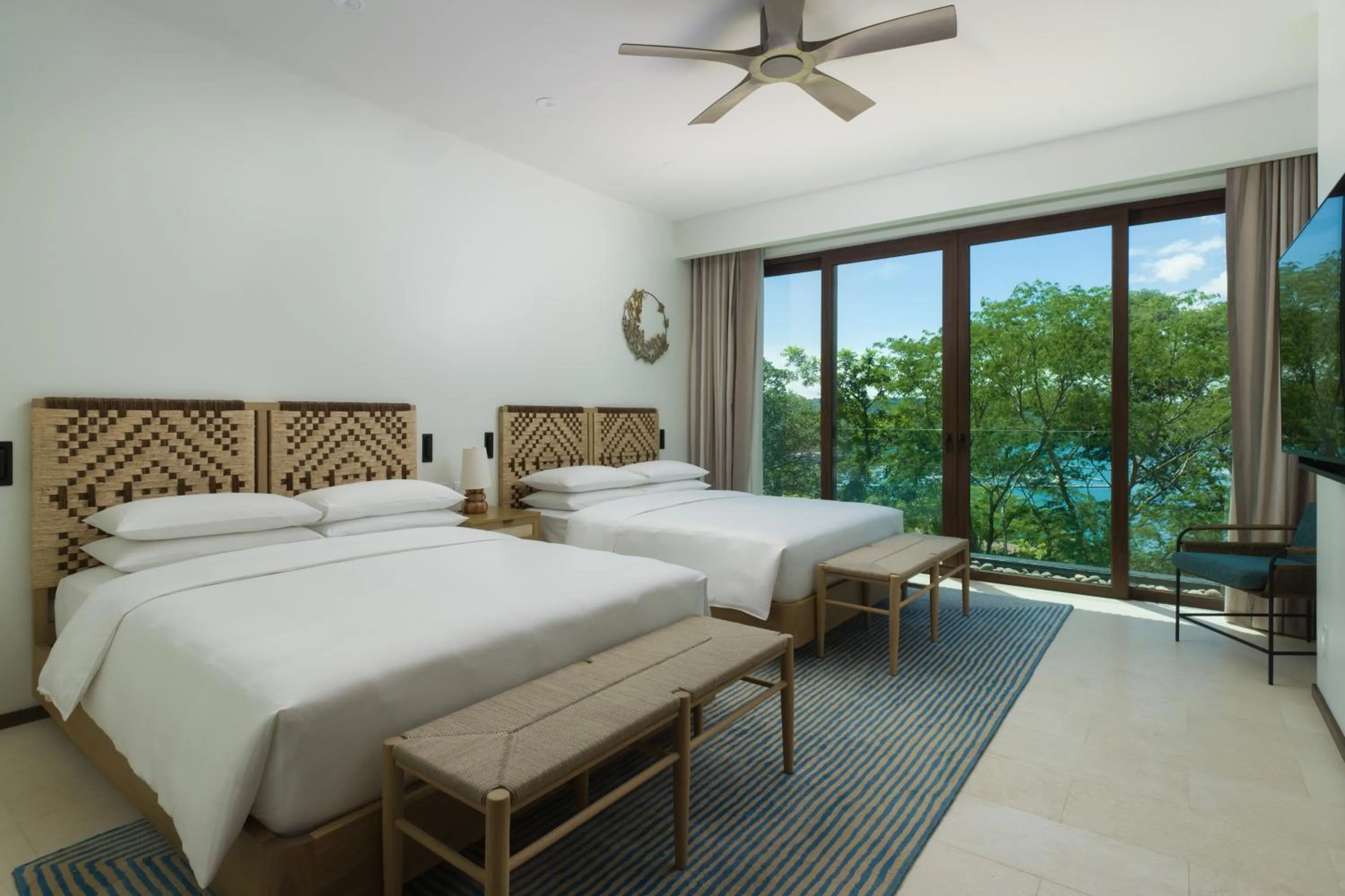 Bed in Andaz Peninsula Papagayo Resort, Costa Rica, by Hyatt