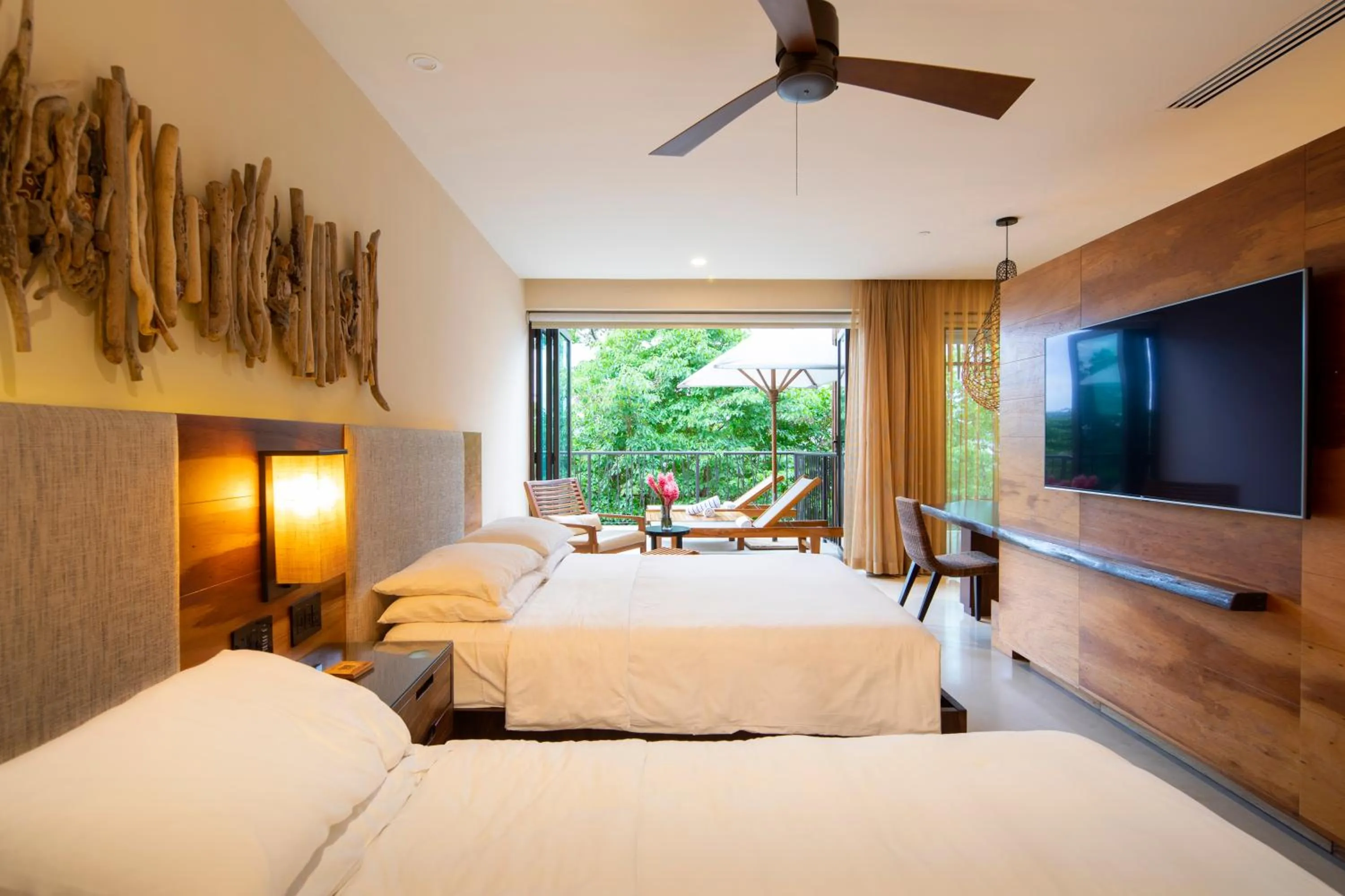 Bed in Andaz Peninsula Papagayo Resort, Costa Rica, by Hyatt