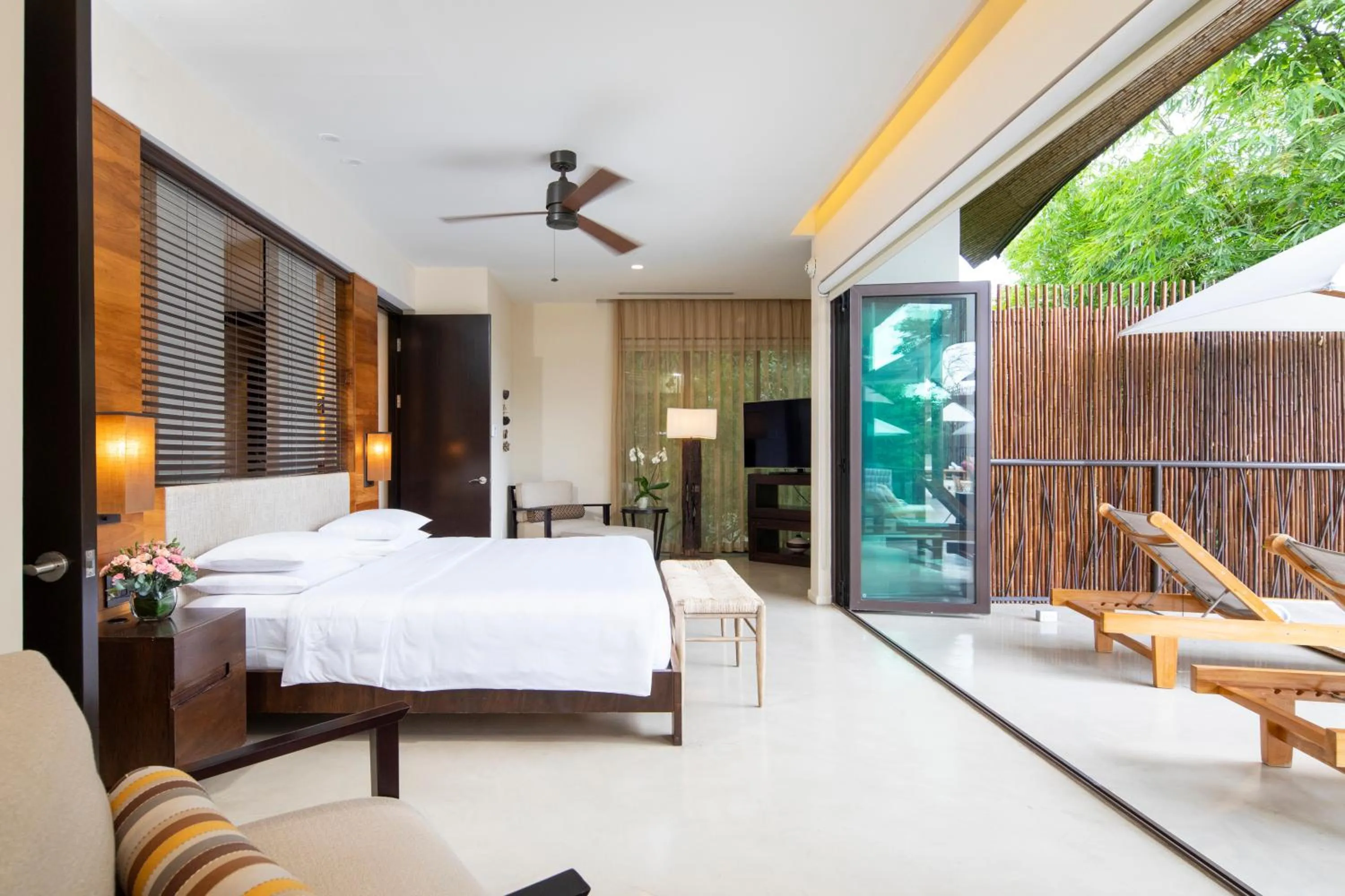 Bed in Andaz Peninsula Papagayo Resort, Costa Rica, by Hyatt