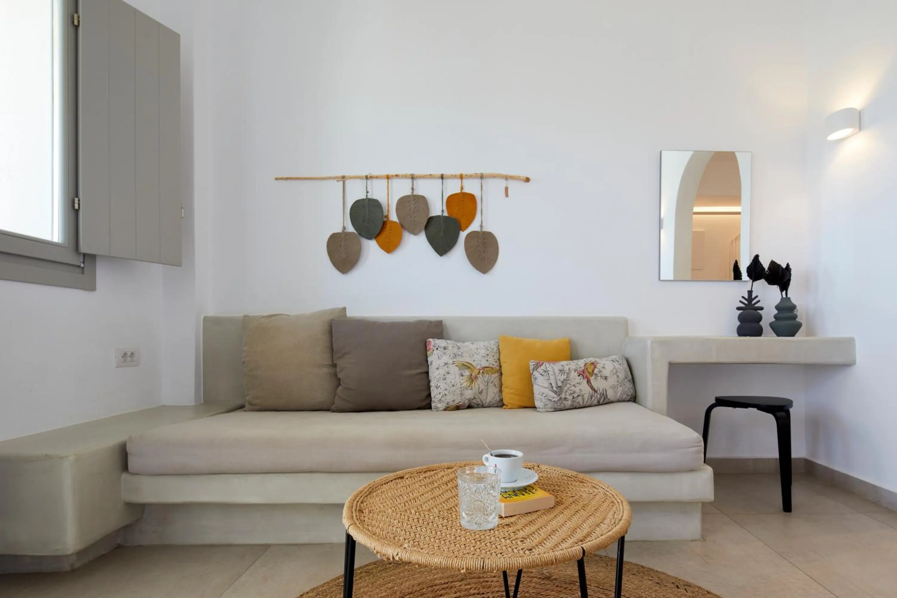 Seating area in Adorno Oia