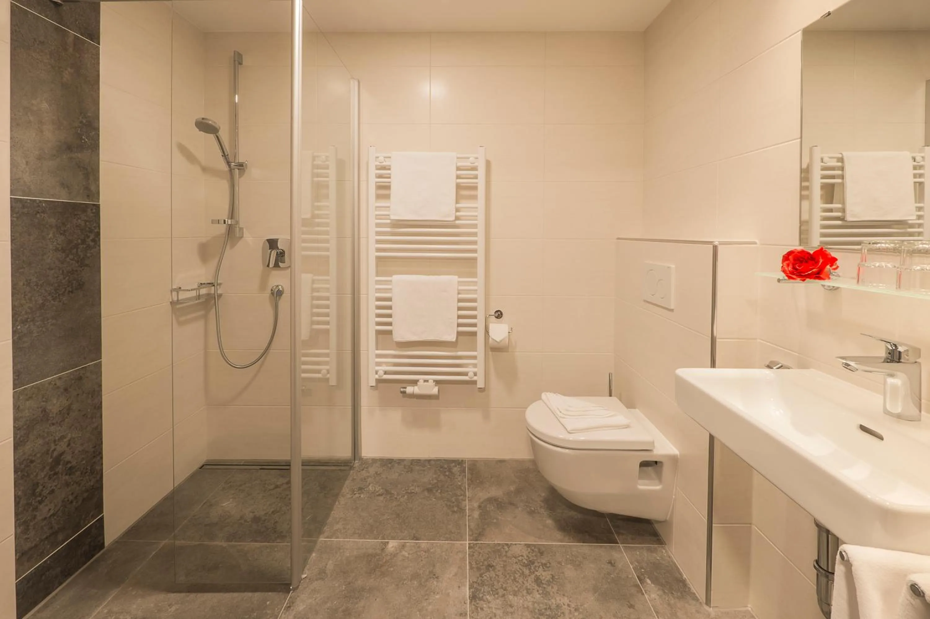 Shower in Hotel Hochfilzer