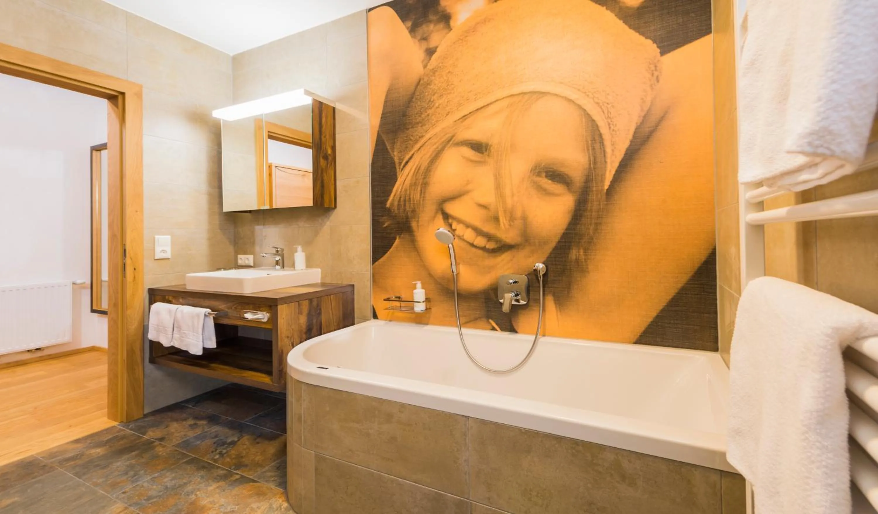 Bathroom in Hotel Hochfilzer