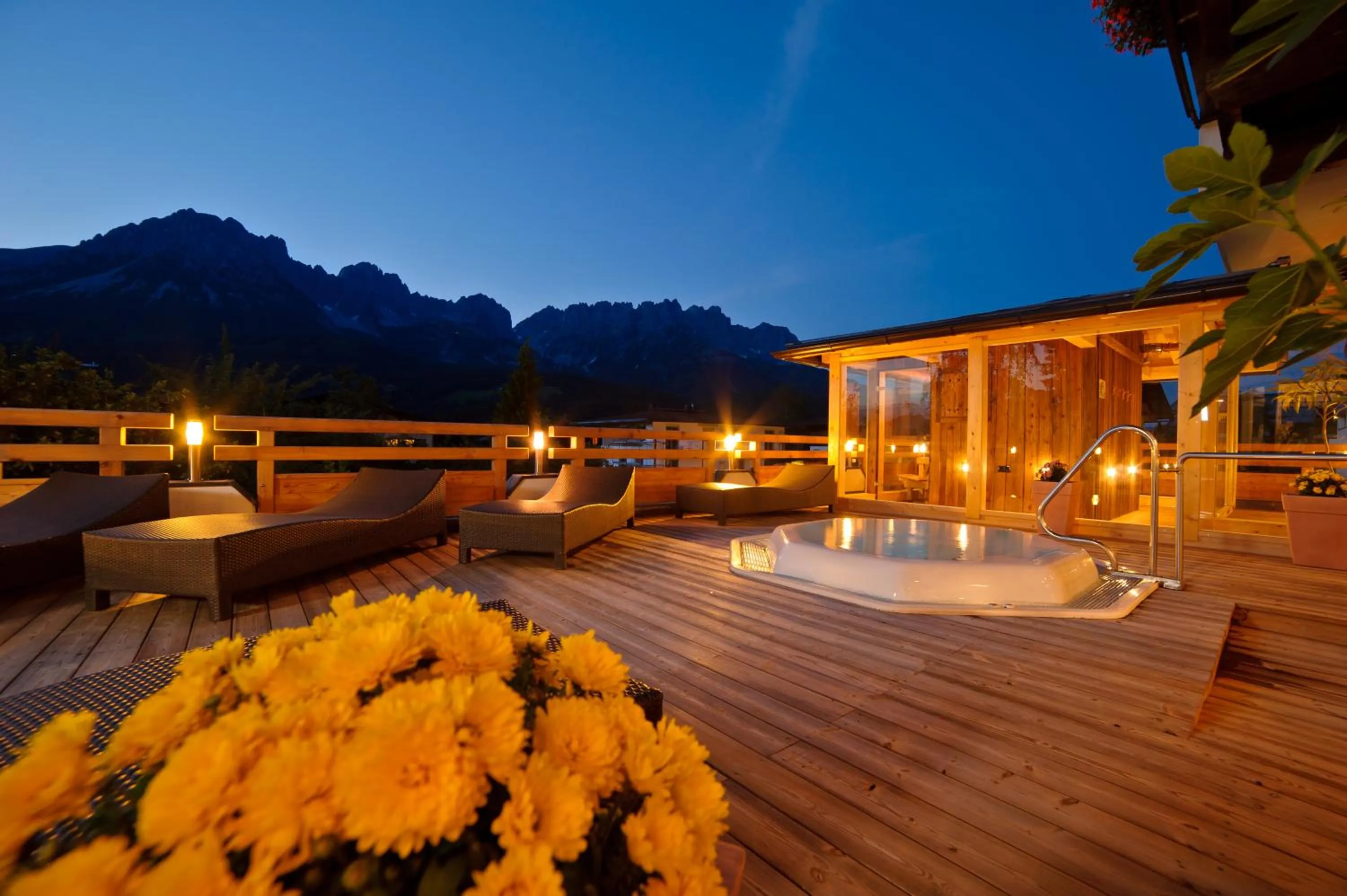 Balcony/Terrace in Hotel Hochfilzer