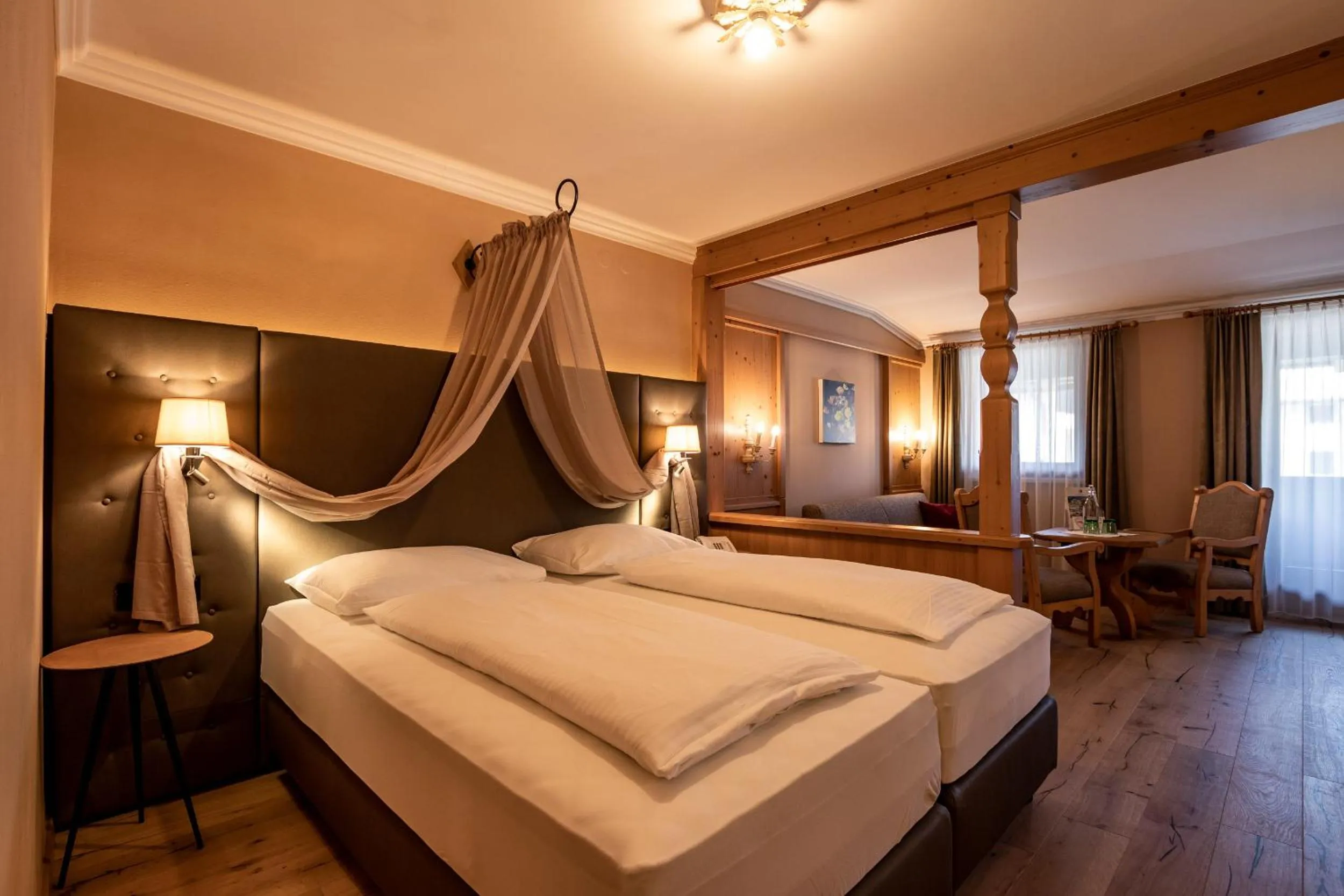 Bed in Hotel Hochfilzer