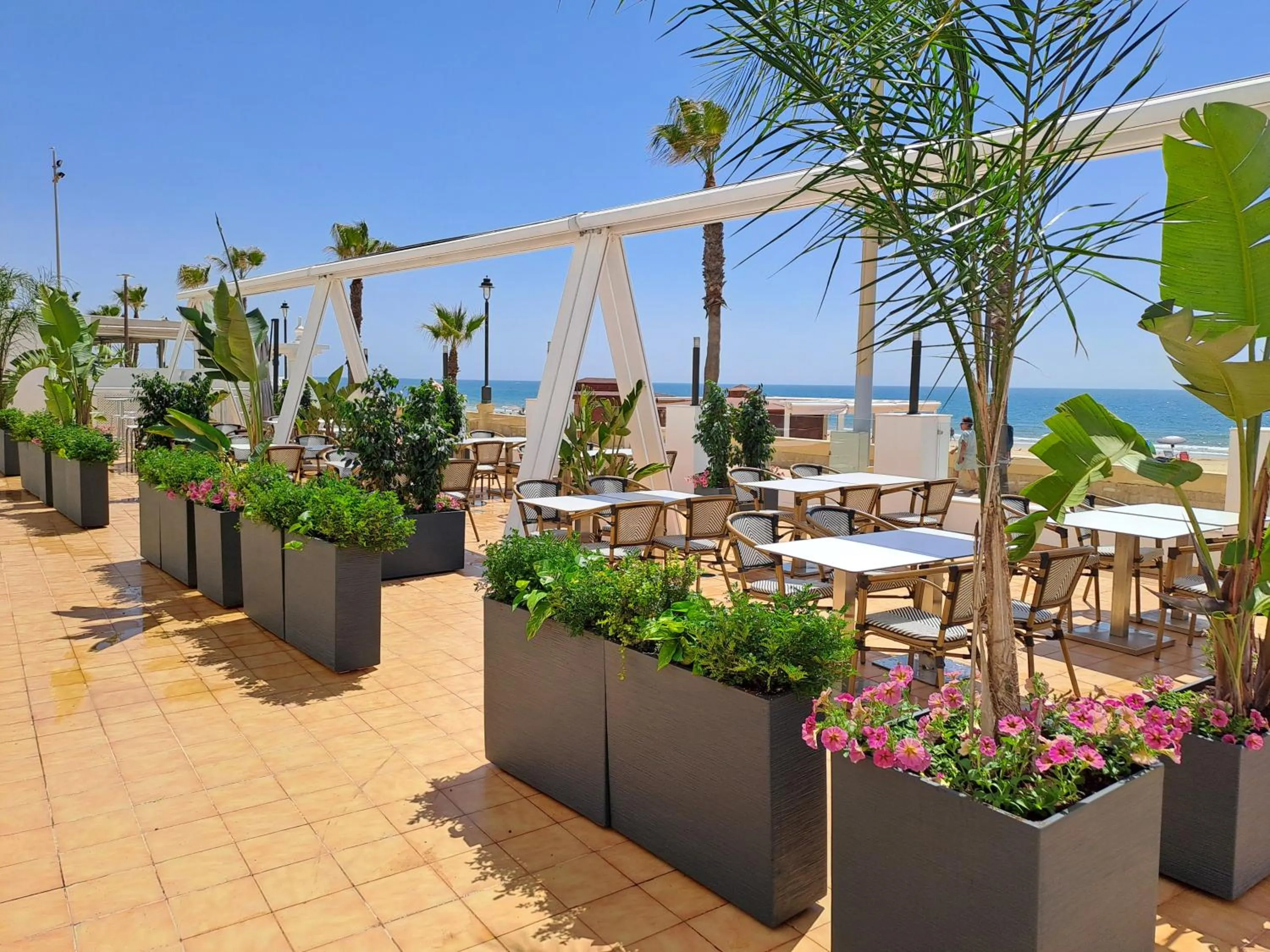 Restaurant/places to eat in Hotel Vértice Chipiona Mar