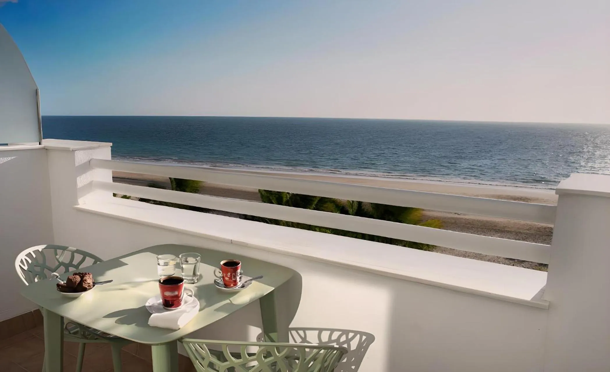 Balcony/Terrace in Hotel Vértice Chipiona Mar