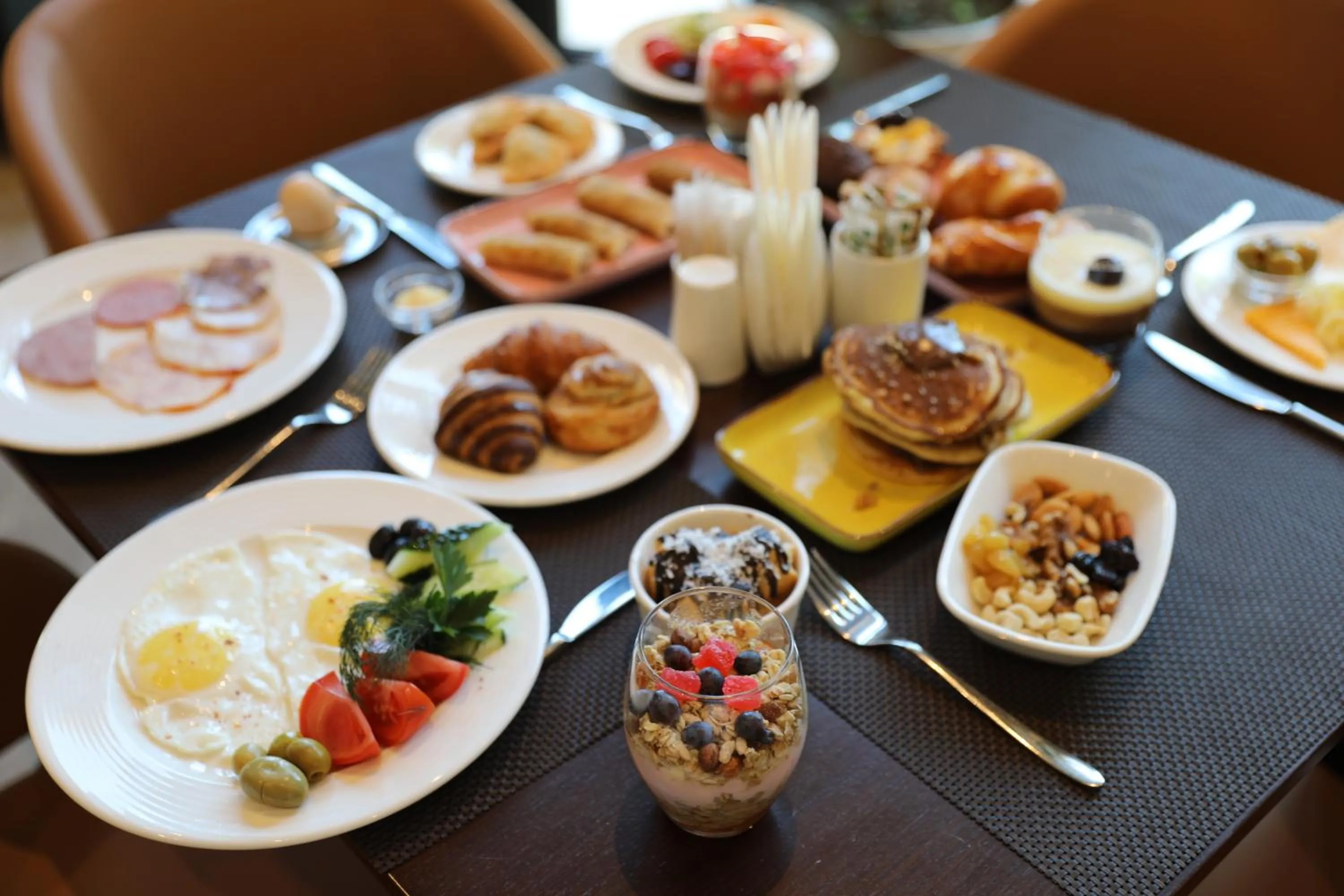 Breakfast in KARAVANSARAY Turkistan Harbour Hotel -FLYING THEATRE ACCESS