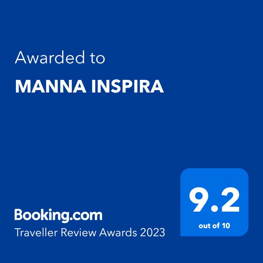 Certificate/Award in MANNA INSPIRA