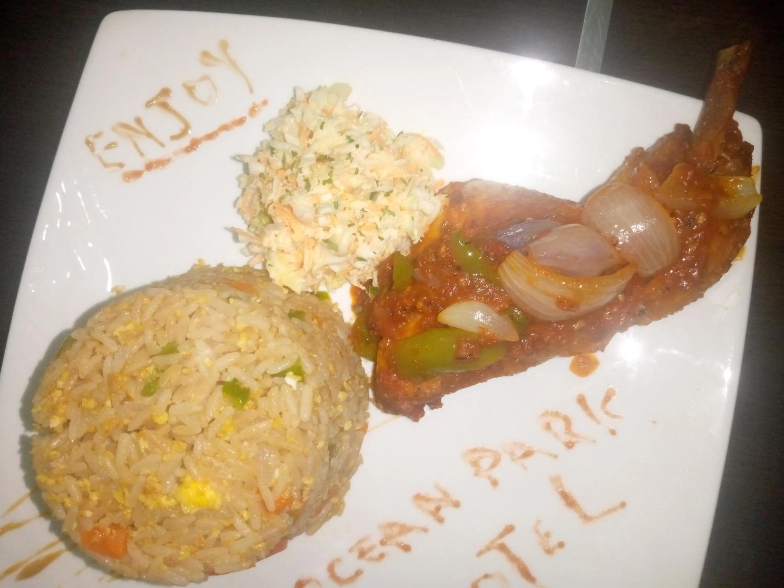Lunch in Ocean Park Hotel,Lekki phase 1