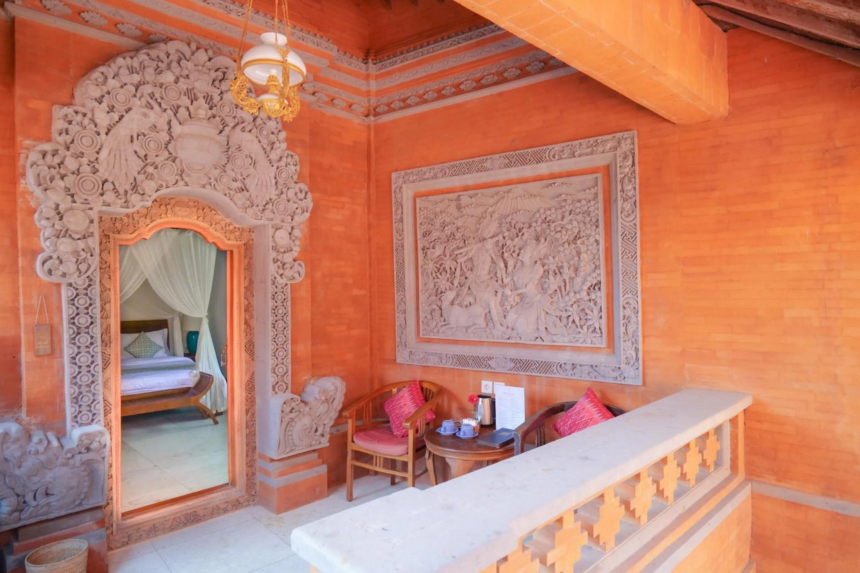 Balcony/Terrace, Bed in Gayatri