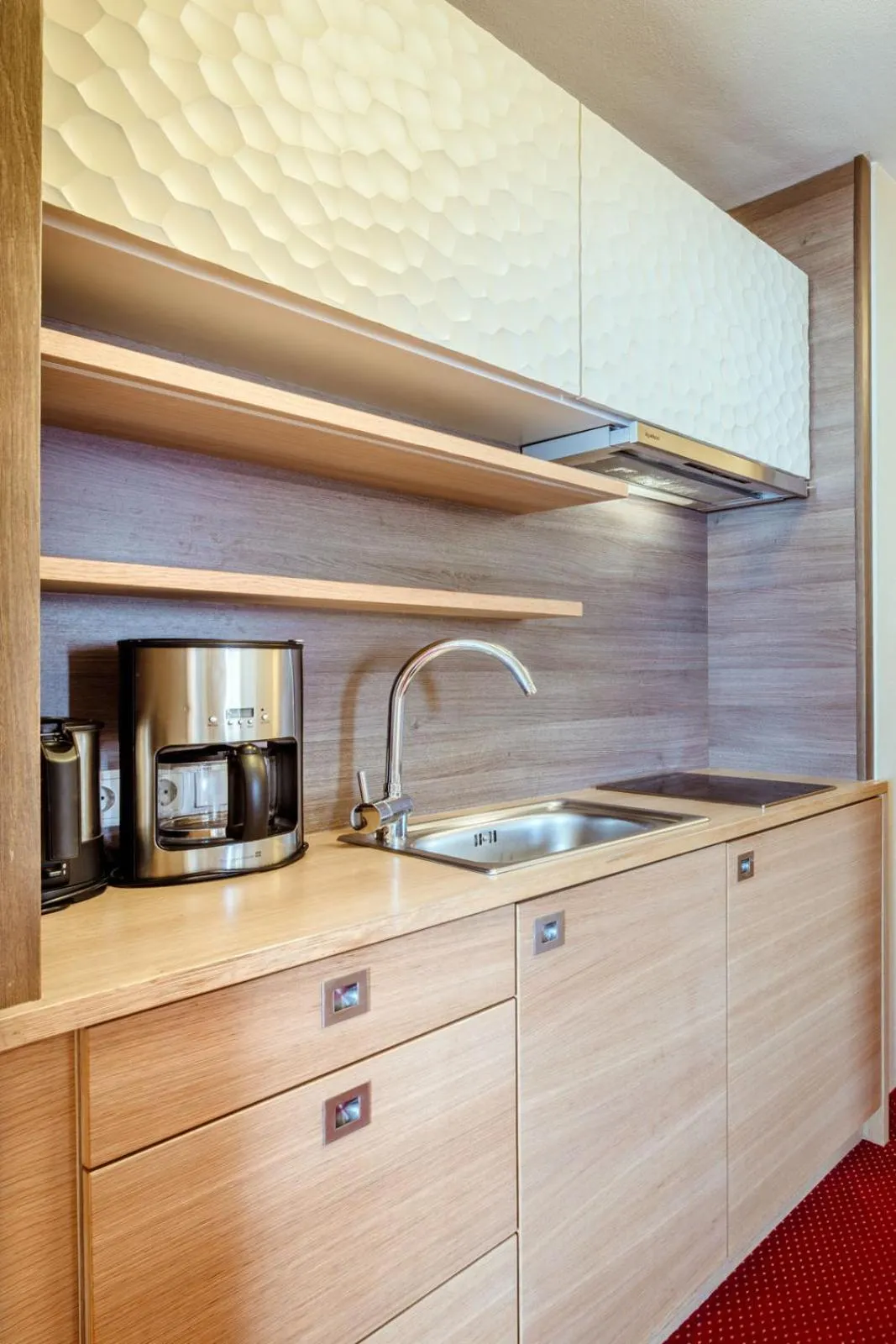 Kitchen or kitchenette in Harmls Aparthotel