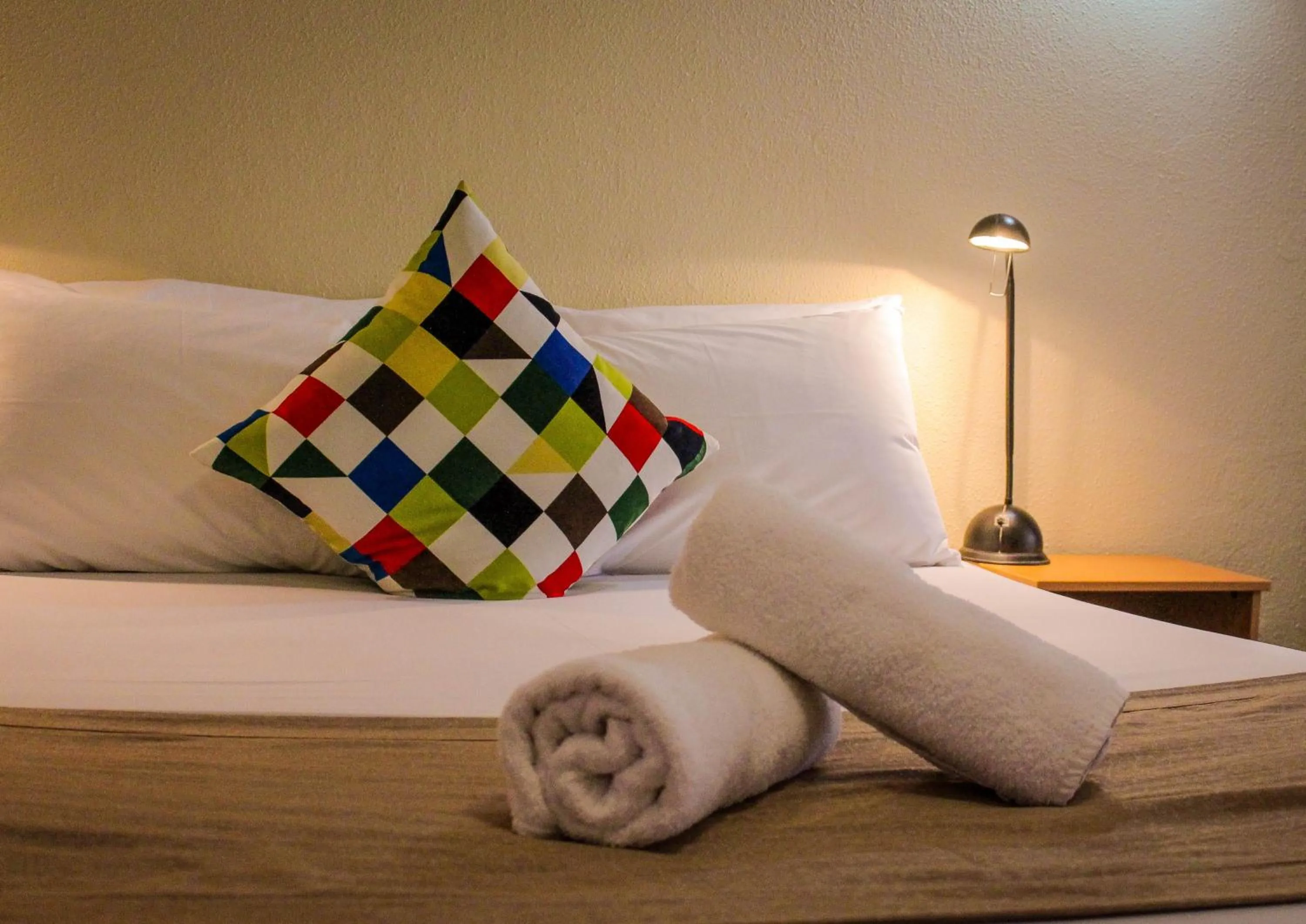 Bed in Motel Riverina