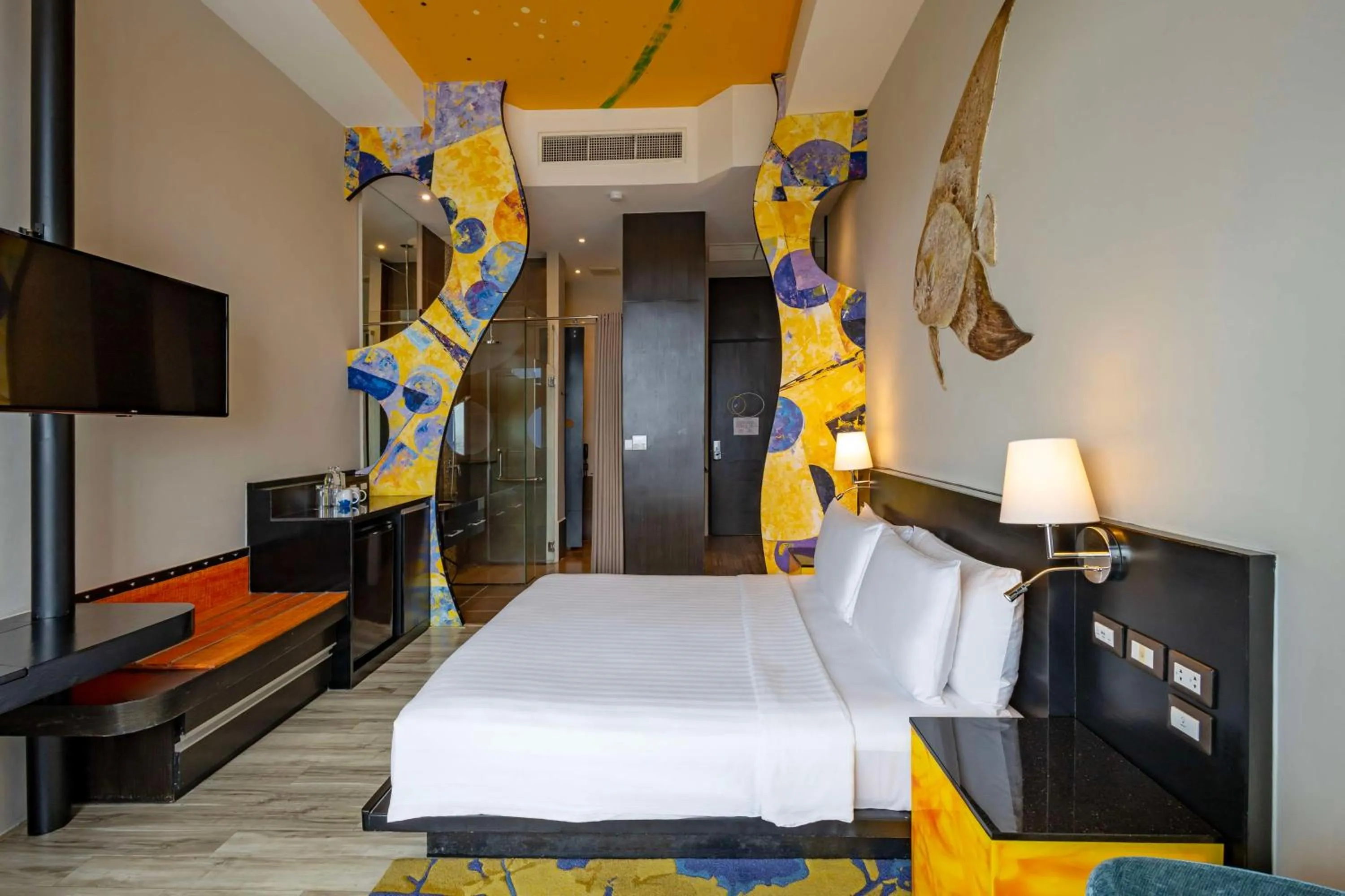 Bed in Siam At Siam Design Hotel Pattaya