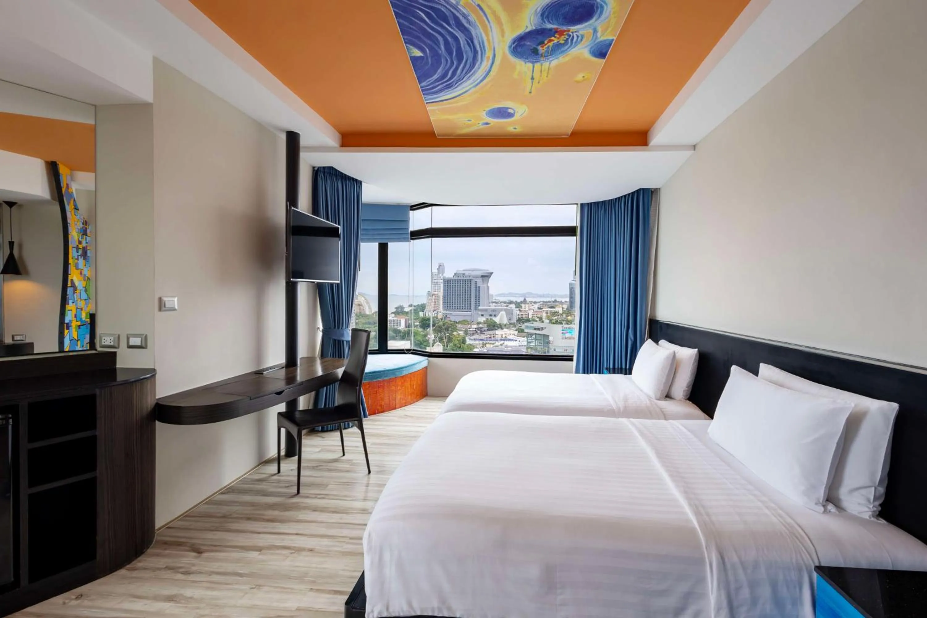 Bedroom, Bed in Siam At Siam Design Hotel Pattaya