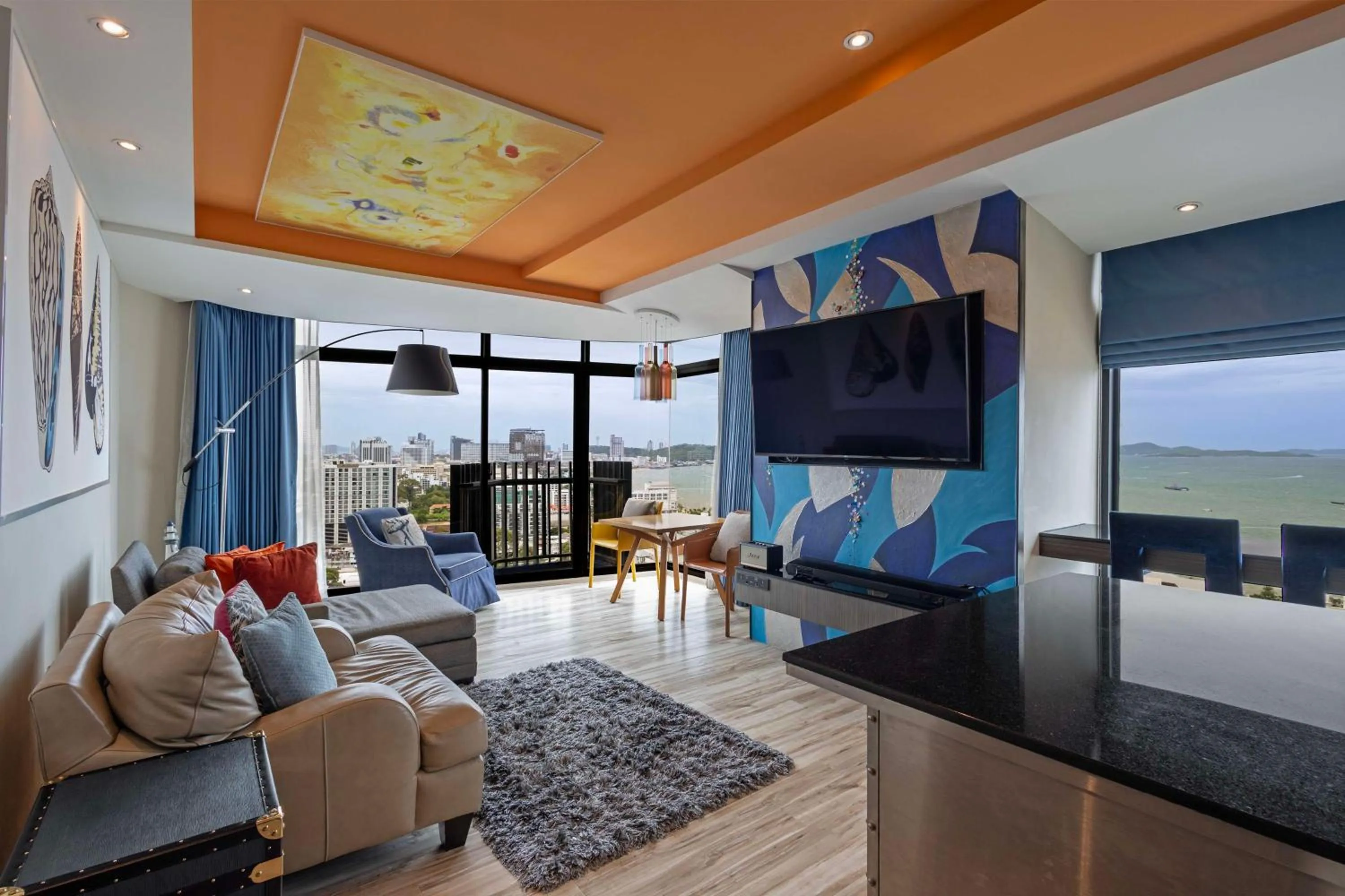 Seating area in Siam At Siam Design Hotel Pattaya