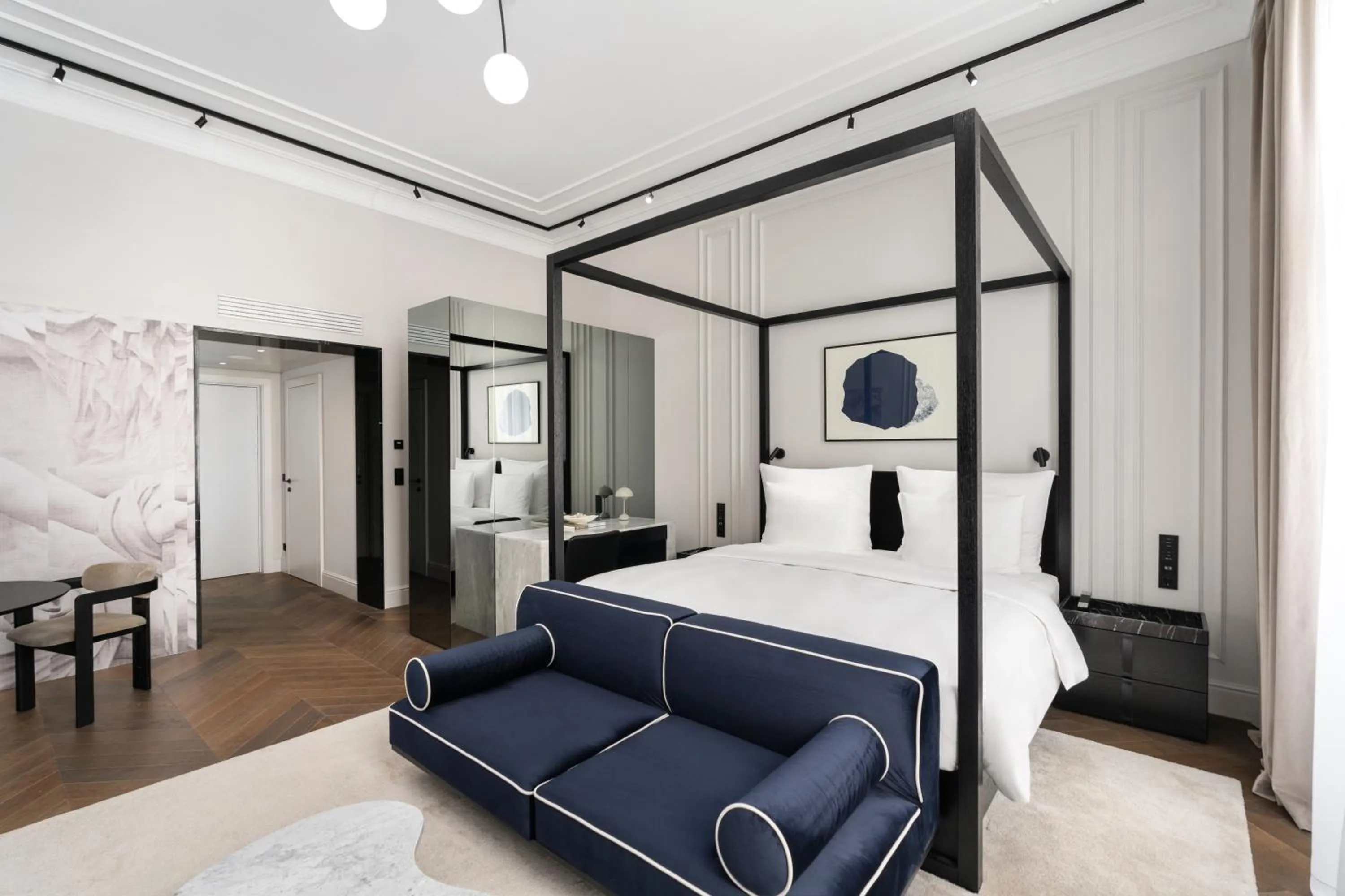 Bed in The Amauris Vienna - Relais & Châteaux