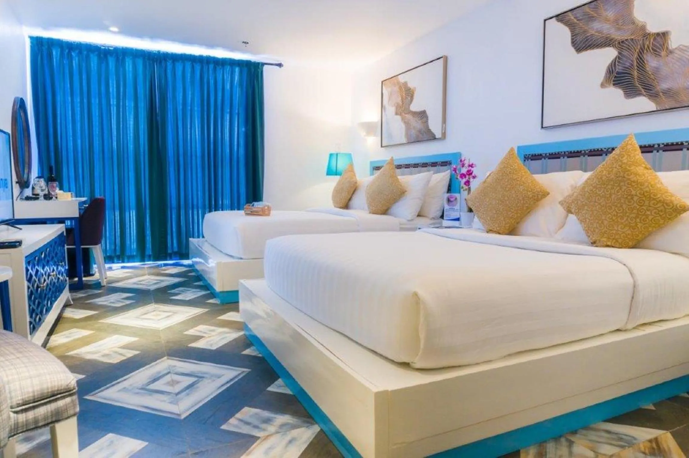 Bedroom, Bed in Camp Netanya Resort and Spa