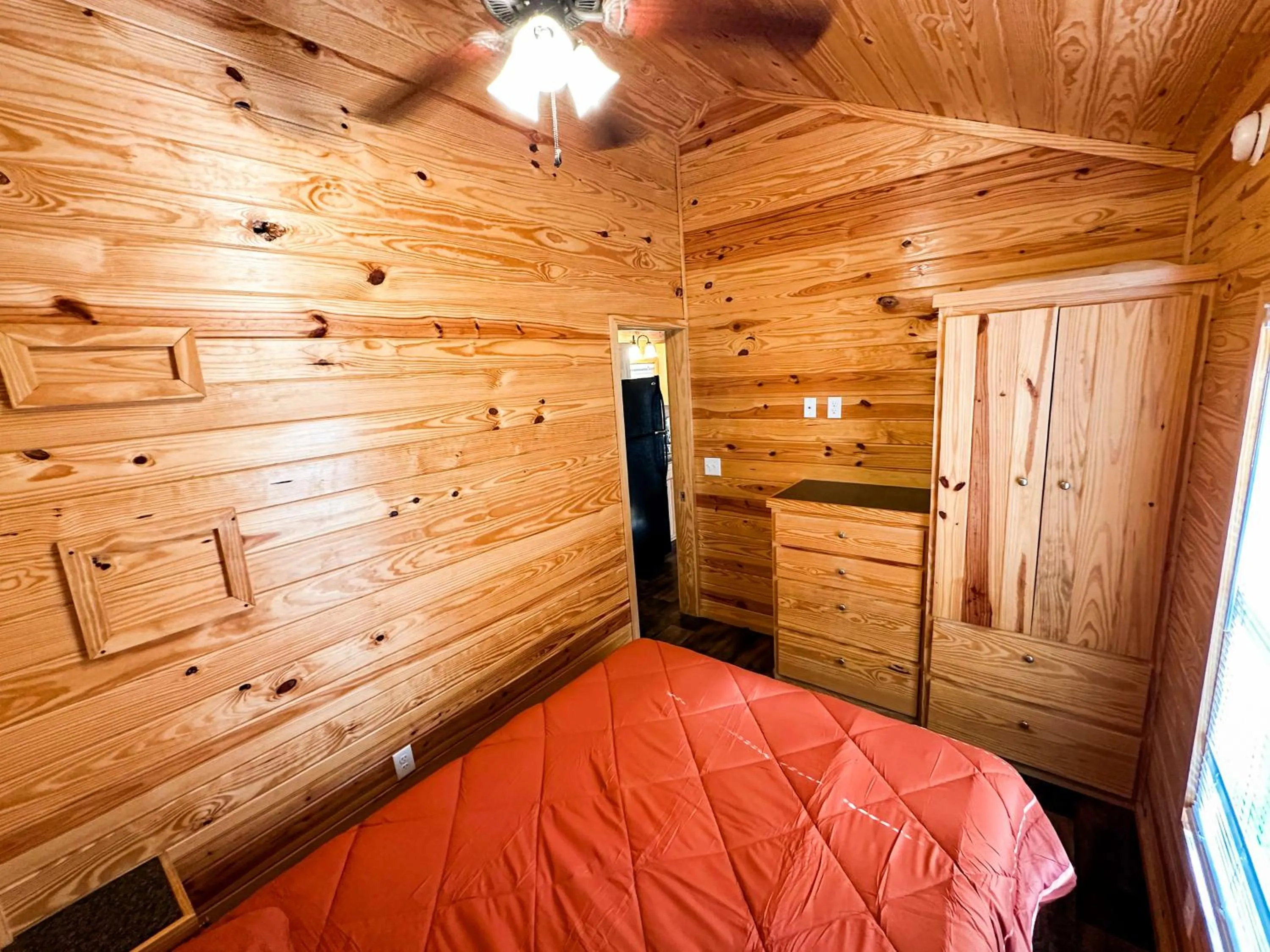 Bed in Bonanza Camping Resort