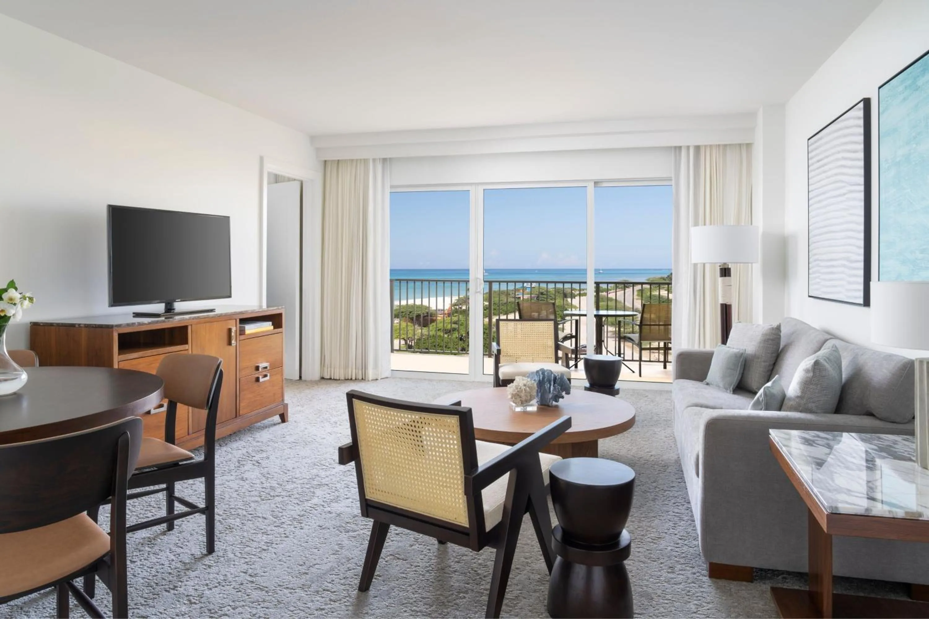 Living room in The Ritz-Carlton, Aruba