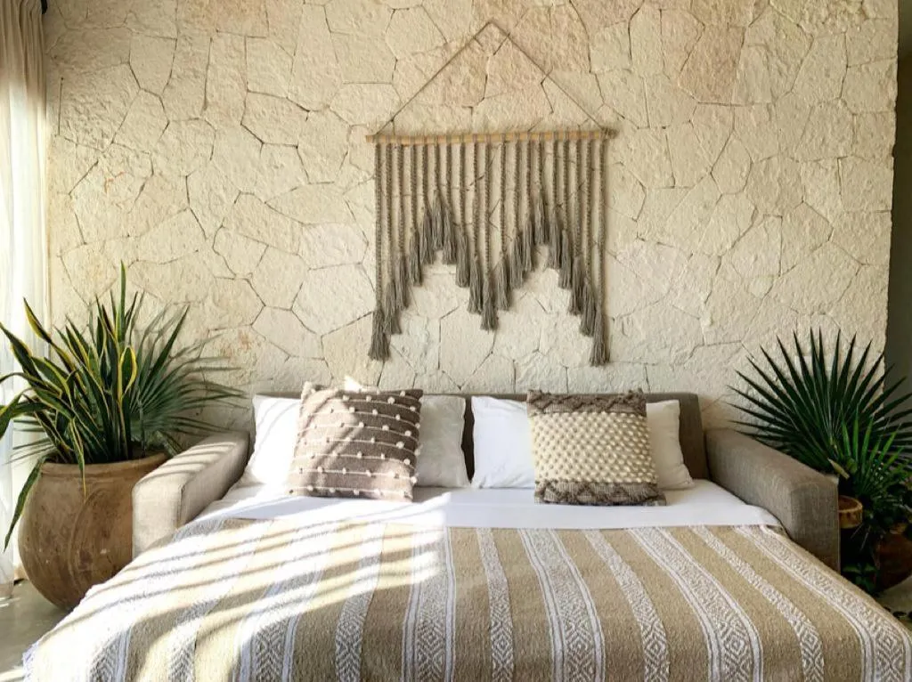 Living room in Vida Boho Apart 12 with special fee to access Hotel Bardo