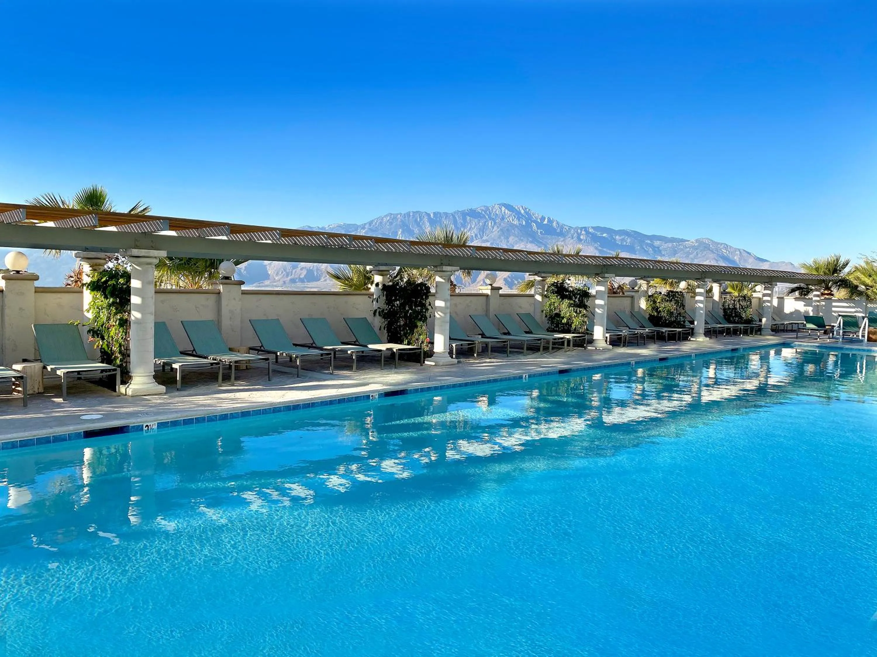 Swimming pool in Azure Palm Hot Springs