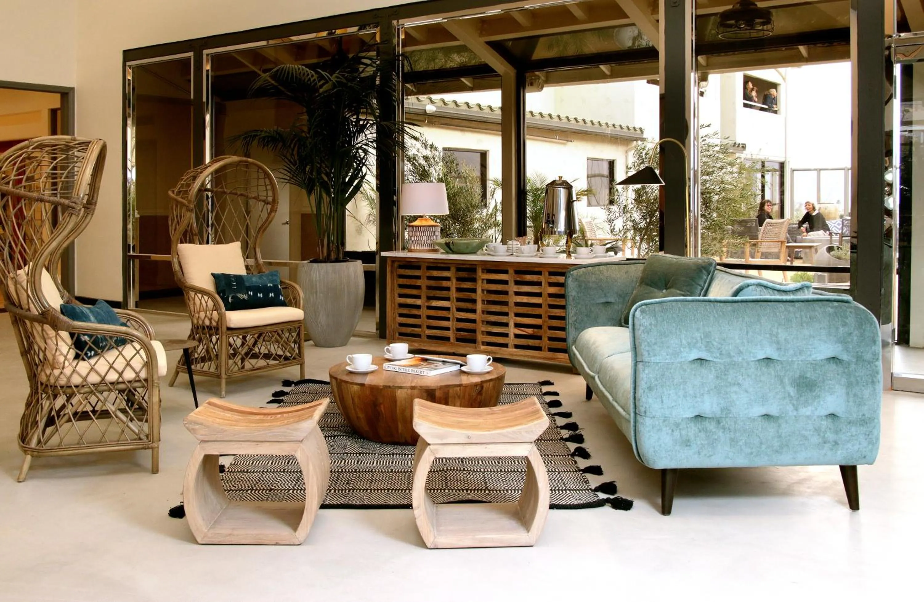 Lobby or reception in Azure Palm Hot Springs