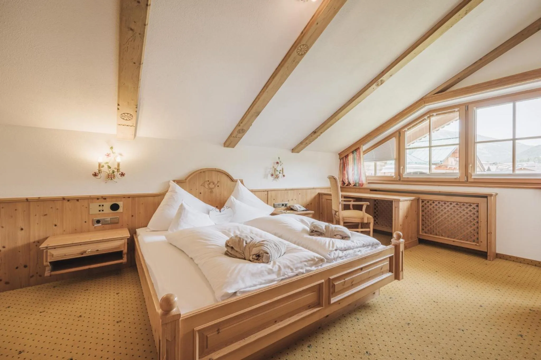 Photo of the whole room, Bed in Hotel Gaspingerhof