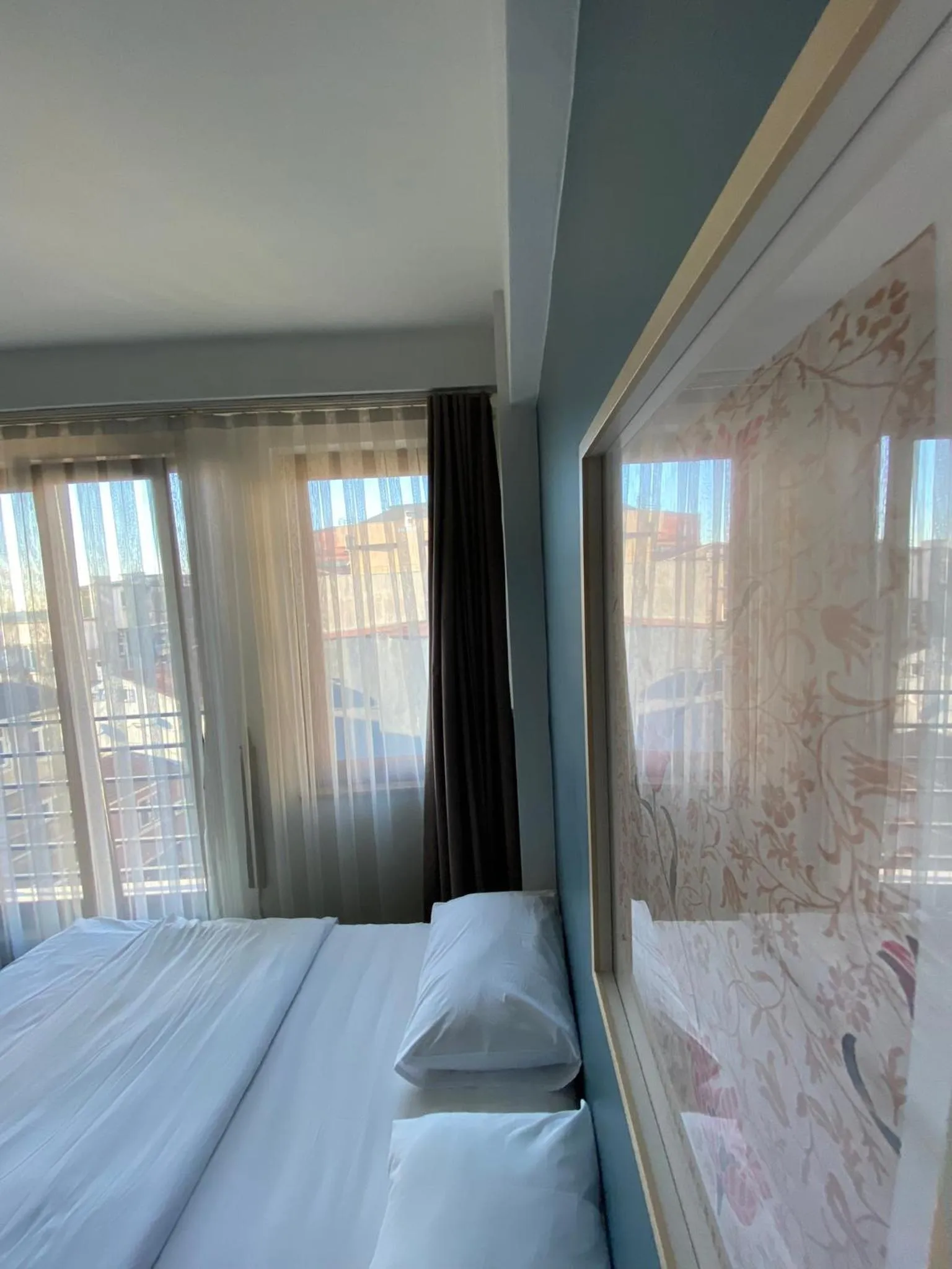 View (from property/room), Bed in Istanbul Hub Flats
