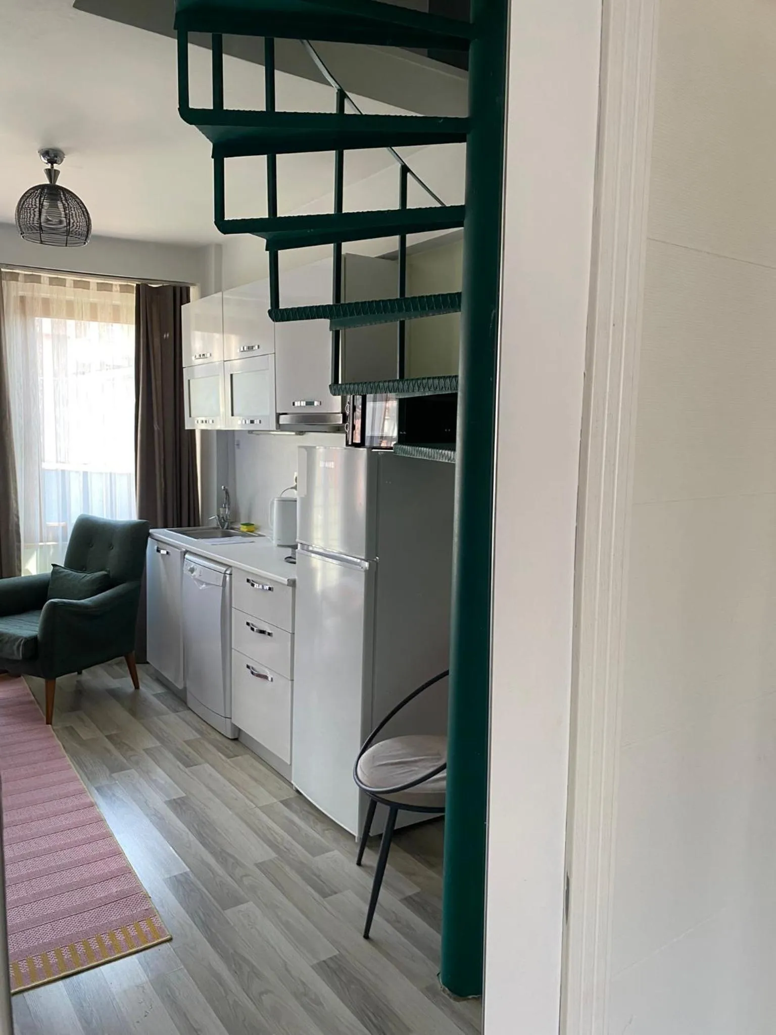 Kitchen or kitchenette in Istanbul Hub Flats