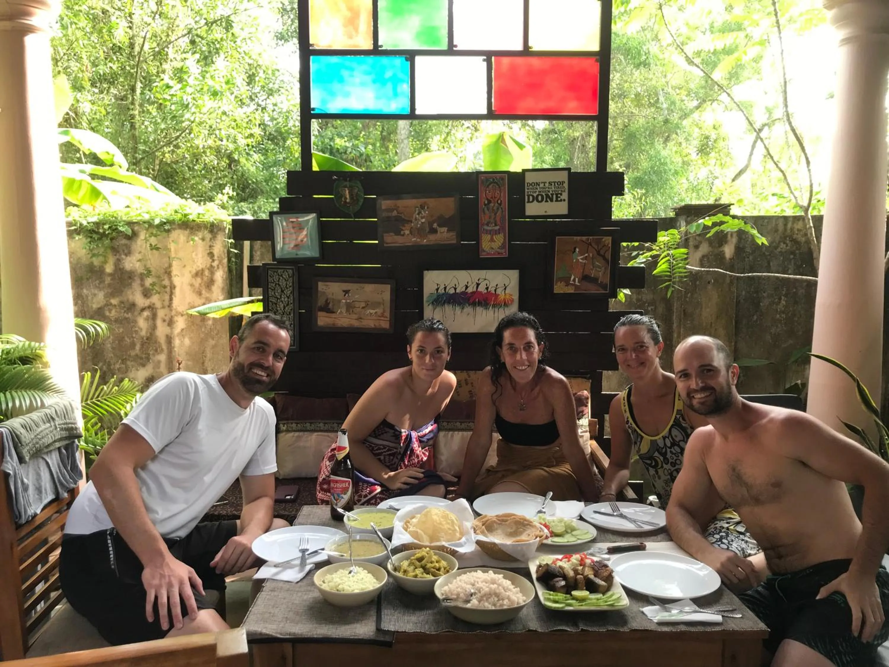 Dining area in Mandaram villas