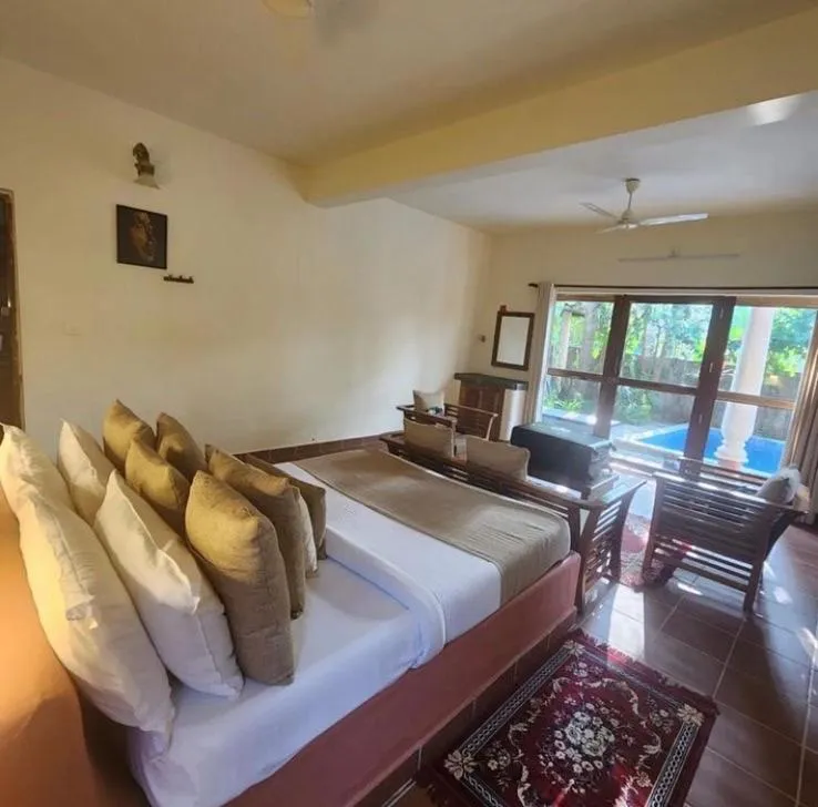 Bedroom, Bed in Mandaram villas