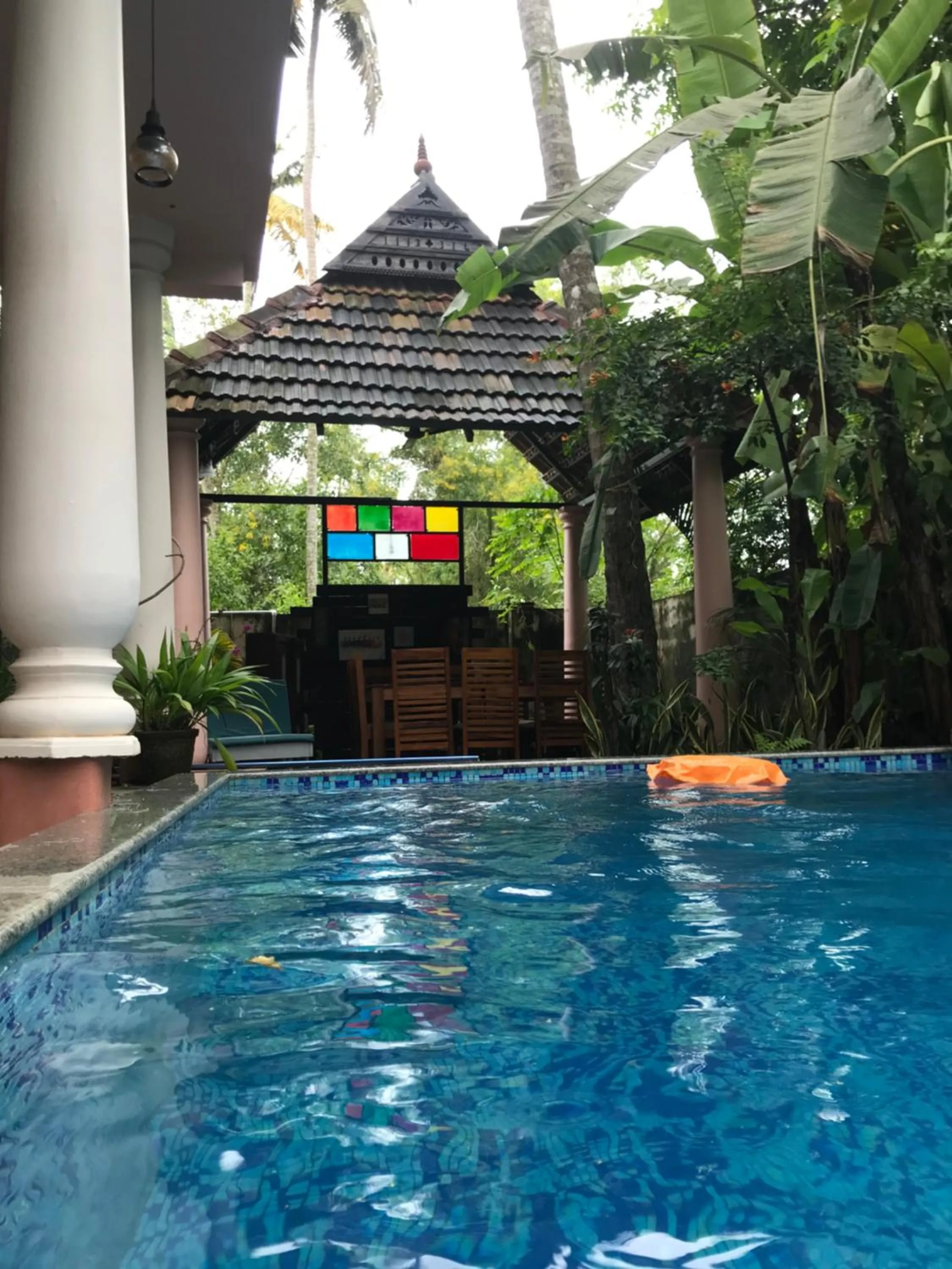 Pool view in Mandaram villas