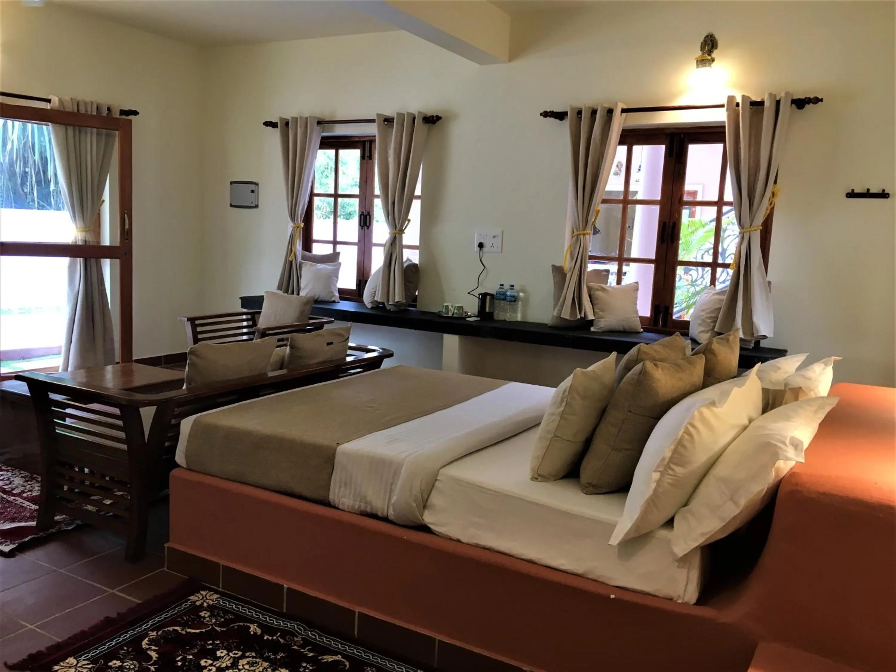 Bedroom, Bed in Mandaram villas
