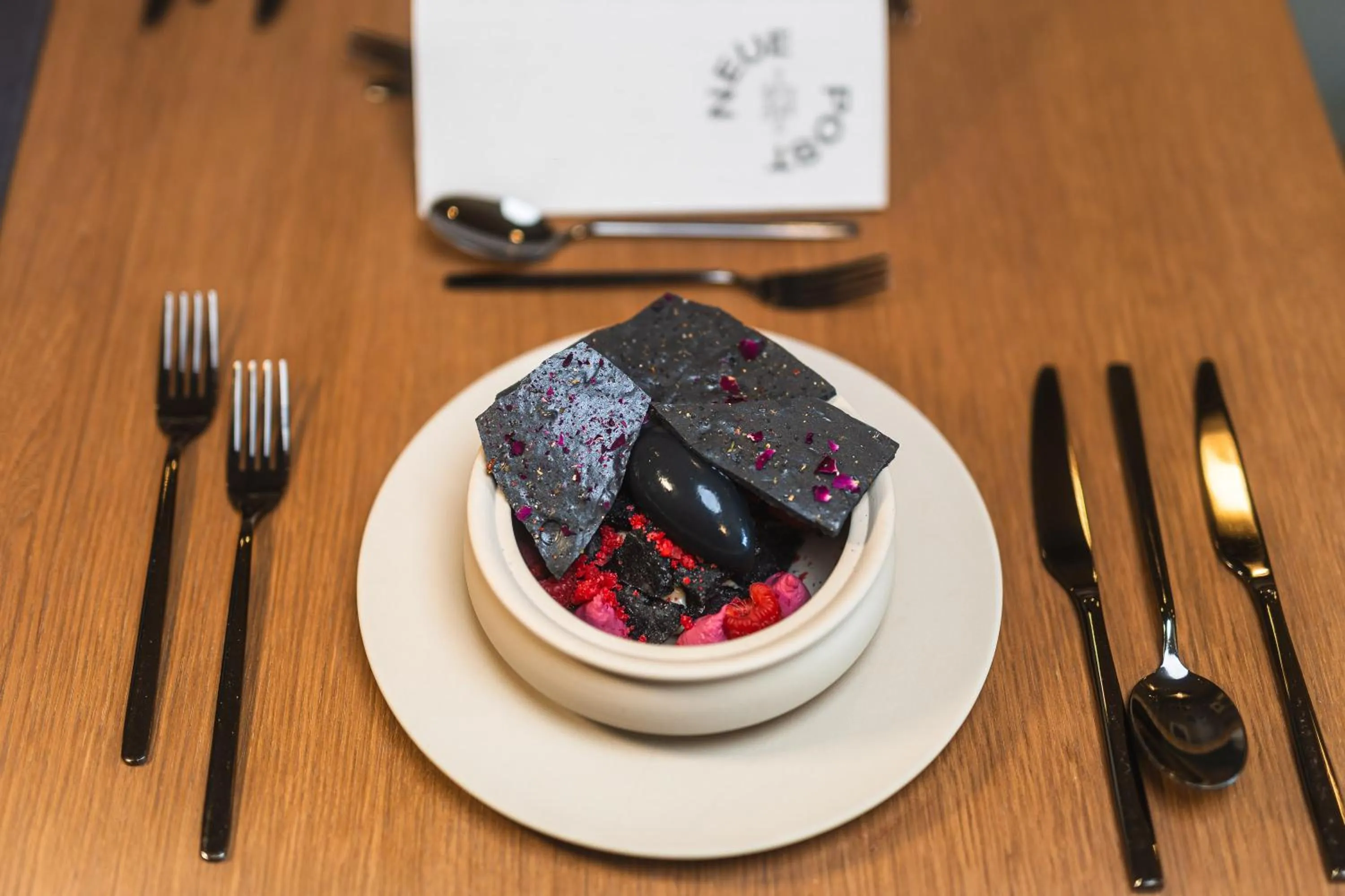 Food in Upside Down Town Hotel-Neue Post